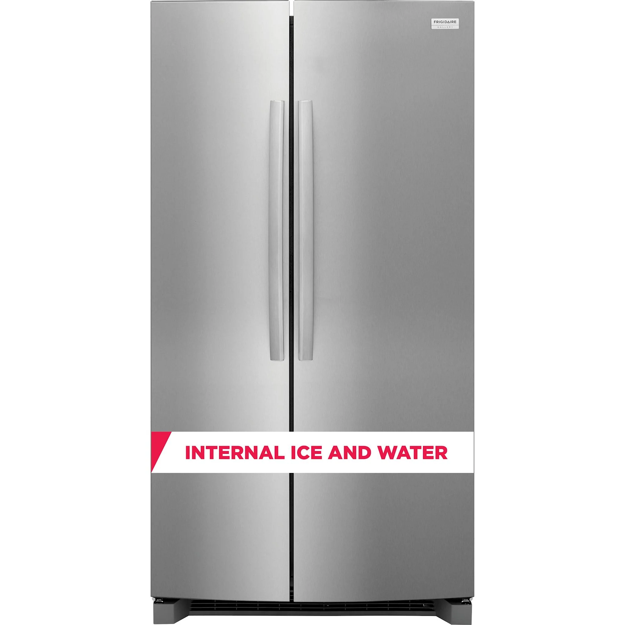 Frigidaire Gallery 26 Cu. Ft. 36" Standard Depth Side by Side Refrigerator - Stainless Steel ( GRSN2620AF ) - Image 2