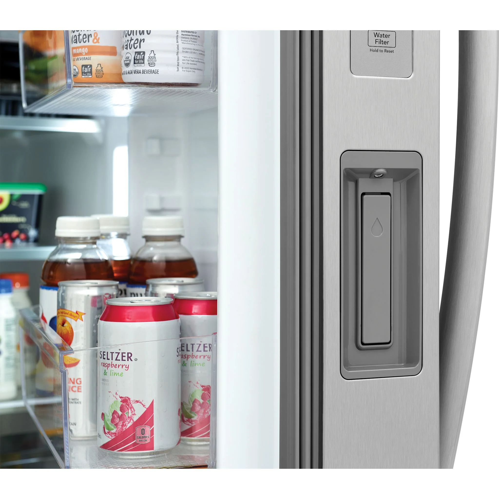 Frigidaire Gallery 26 Cu. Ft. 36" Standard Depth Side by Side Refrigerator - Stainless Steel ( GRSN2620AF ) - Image 7