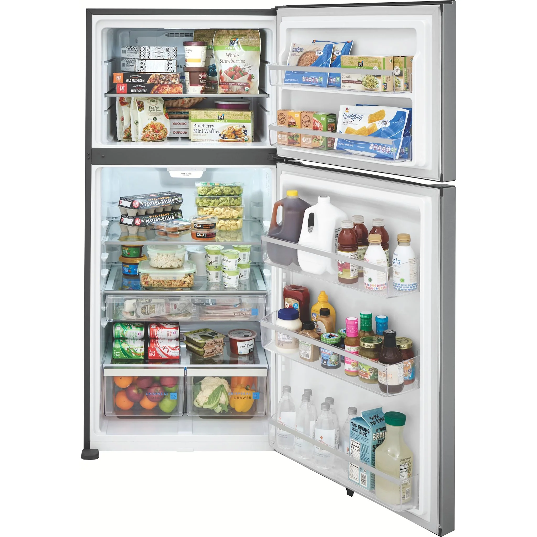 Frigidaire Gallery Top Mount Fridge (FGHT2055VF) - Stainless Steel - Image 5