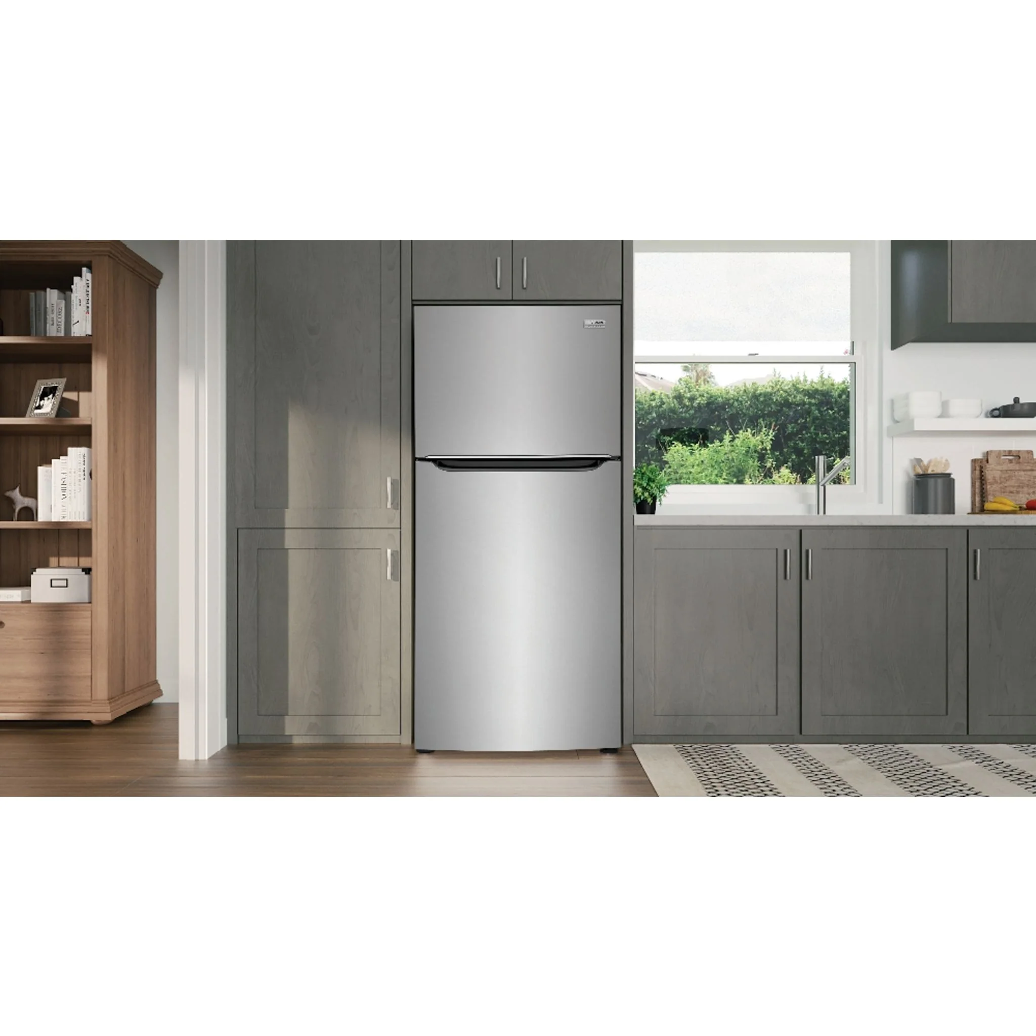 Frigidaire Gallery Top Mount Fridge (FGHT2055VF) - Stainless Steel - Image 8