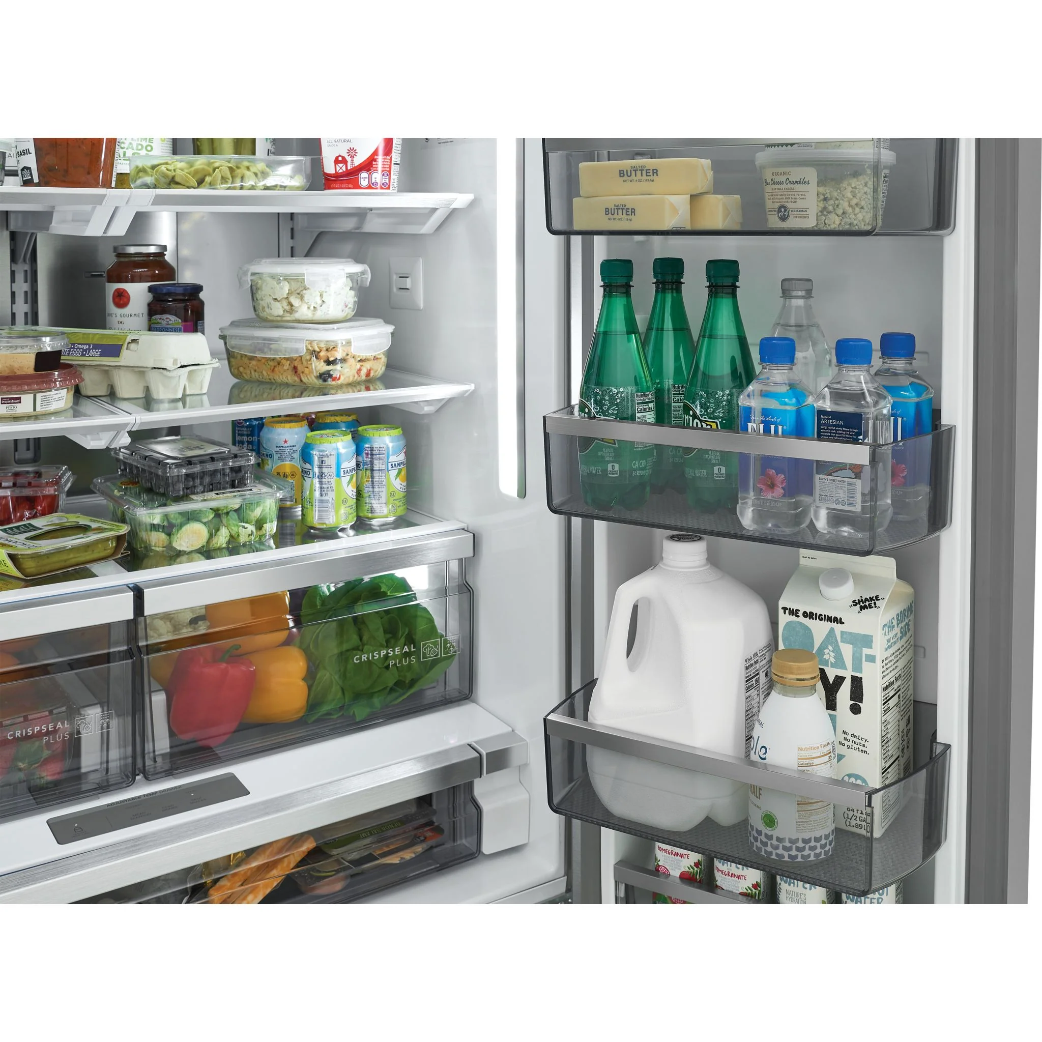 Frigidaire Professional 23 Cu. Ft. Counter-Depth French Door Refrigerator - Stainless Steel ( PRFG2383AF ) - Image 10