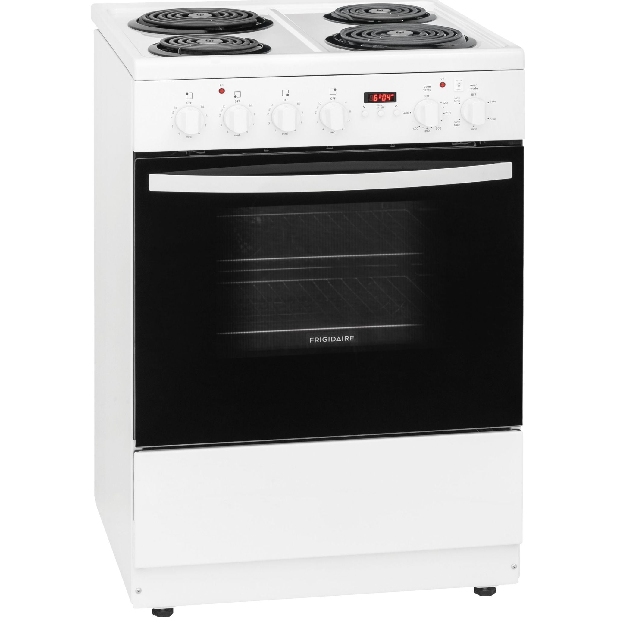 Frigidaire True Convection Range (CFEH2411UW) - White - Image 2