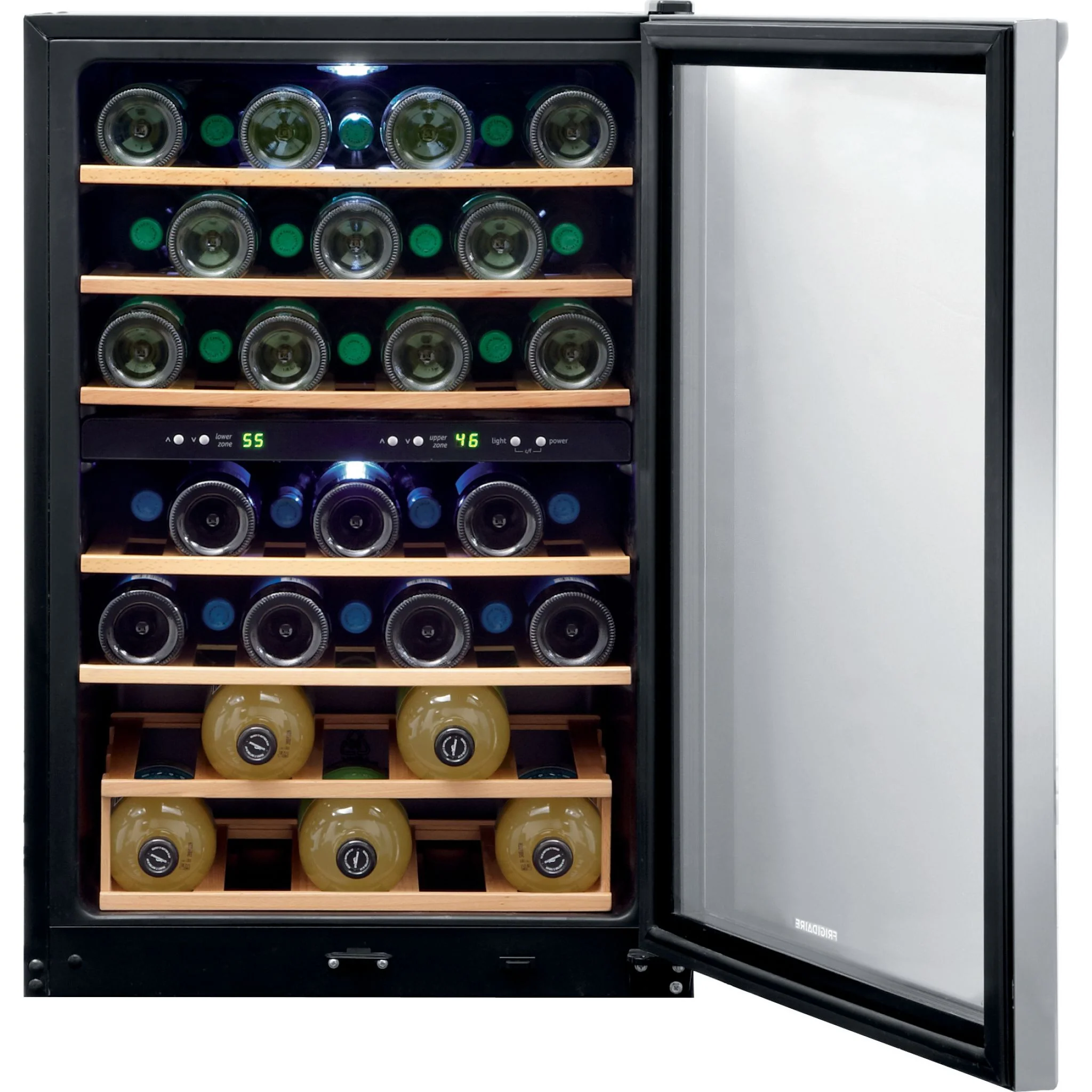 Frigidaire 45 Bottle Two-Zone Wine Cooler - Stainless Steel ( FRWW4543AS ) - Image 10