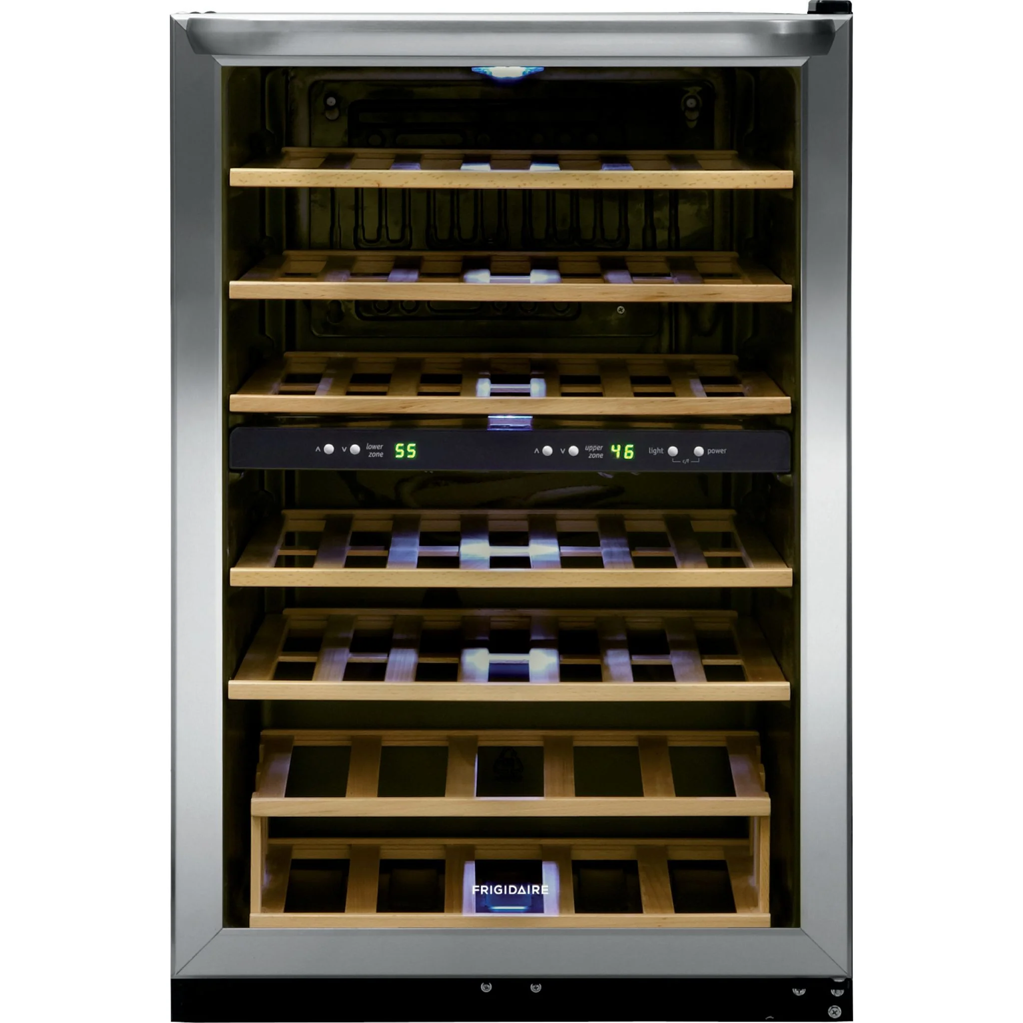Frigidaire 45 Bottle Two-Zone Wine Cooler - Stainless Steel ( FRWW4543AS ) - Image 2