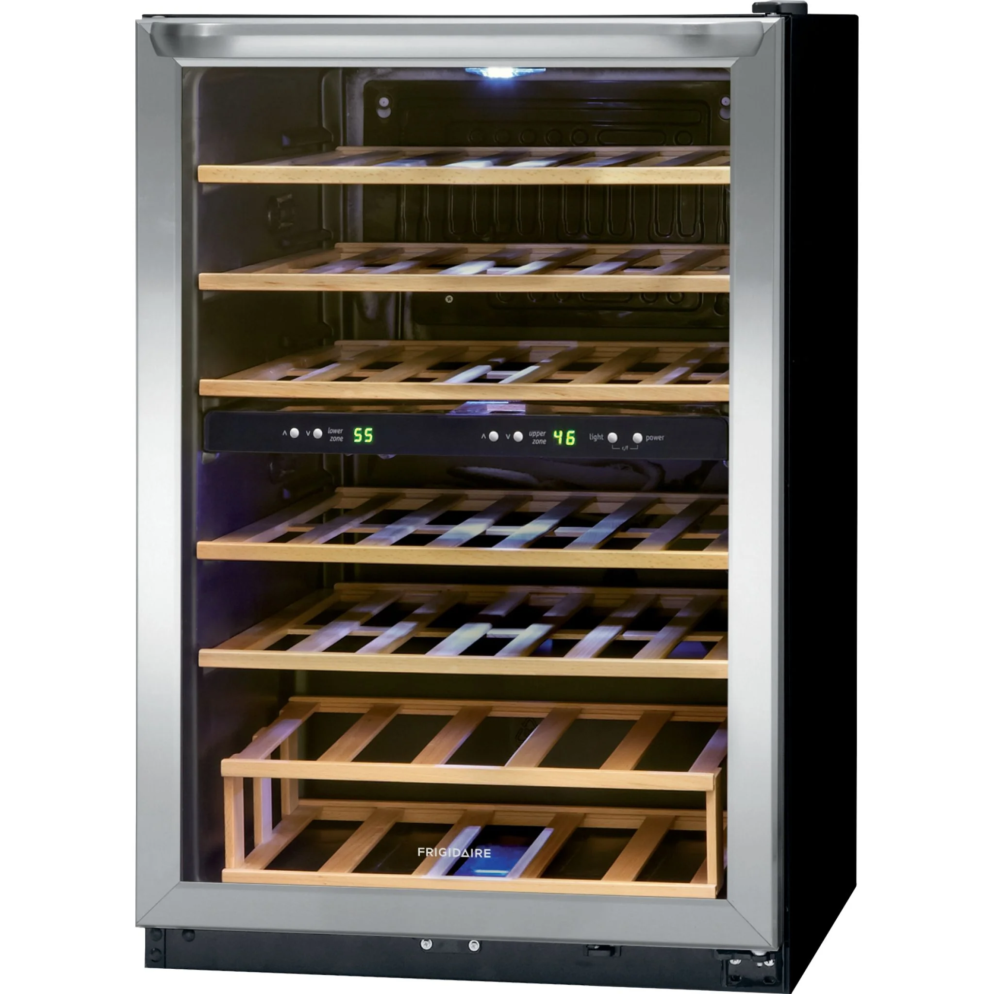 Frigidaire 45 Bottle Two-Zone Wine Cooler - Stainless Steel ( FRWW4543AS ) - Image 5