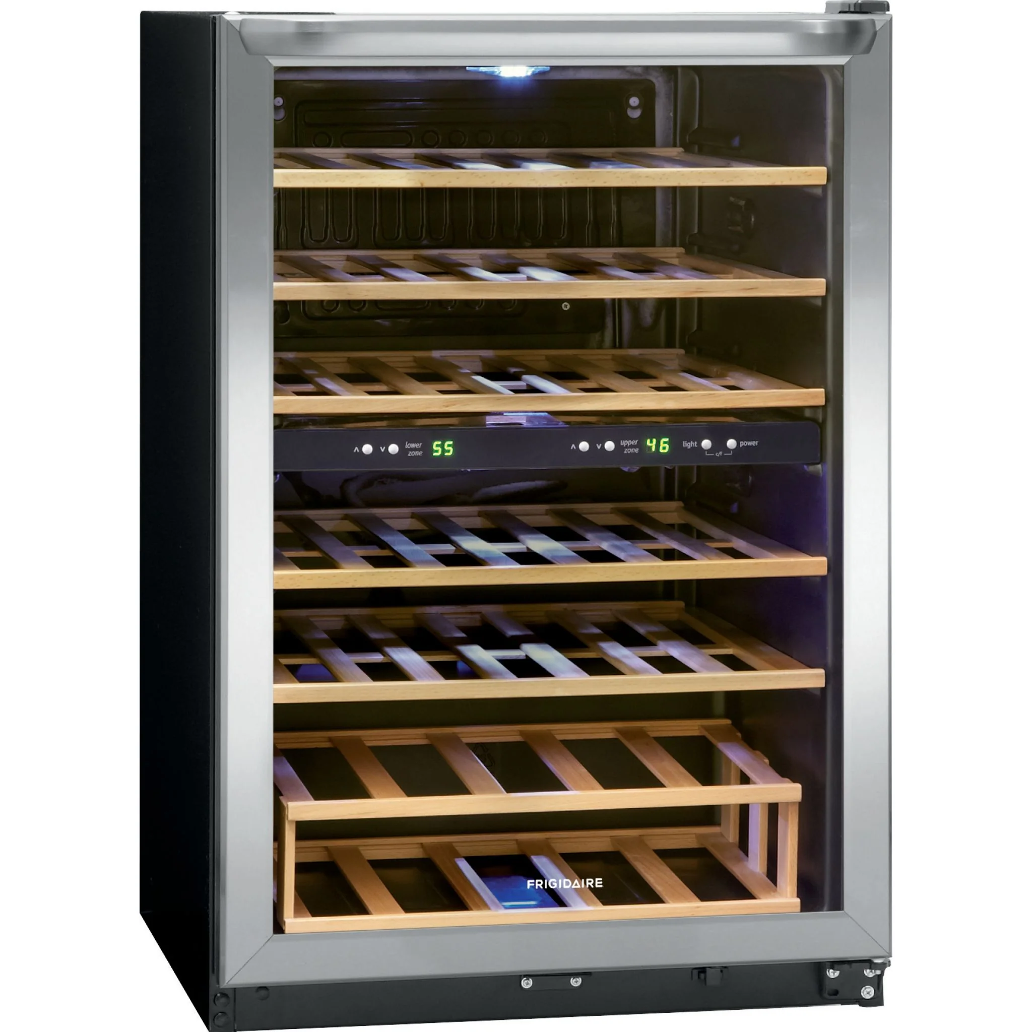 Frigidaire 45 Bottle Two-Zone Wine Cooler - Stainless Steel ( FRWW4543AS ) - Image 6