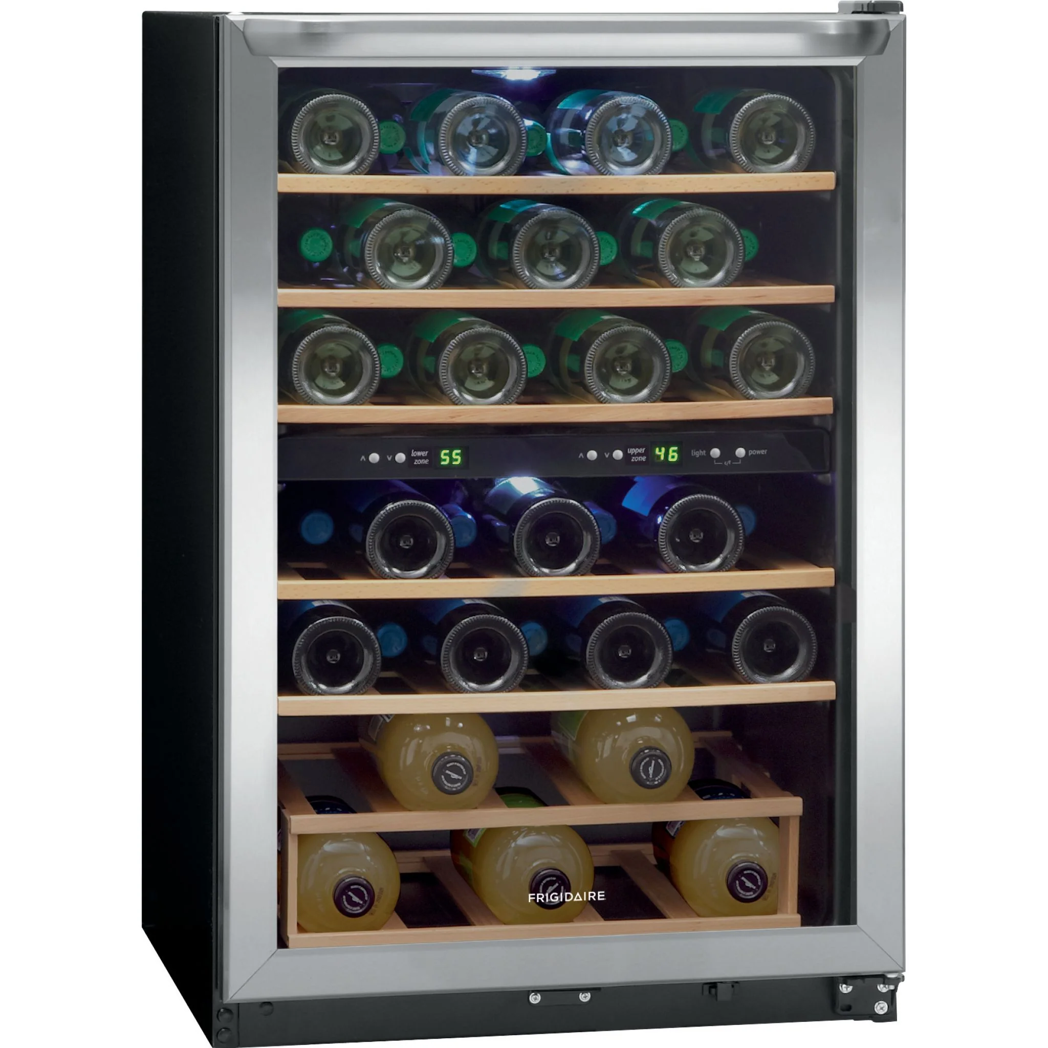 Frigidaire 45 Bottle Two-Zone Wine Cooler - Stainless Steel ( FRWW4543AS ) - Image 7