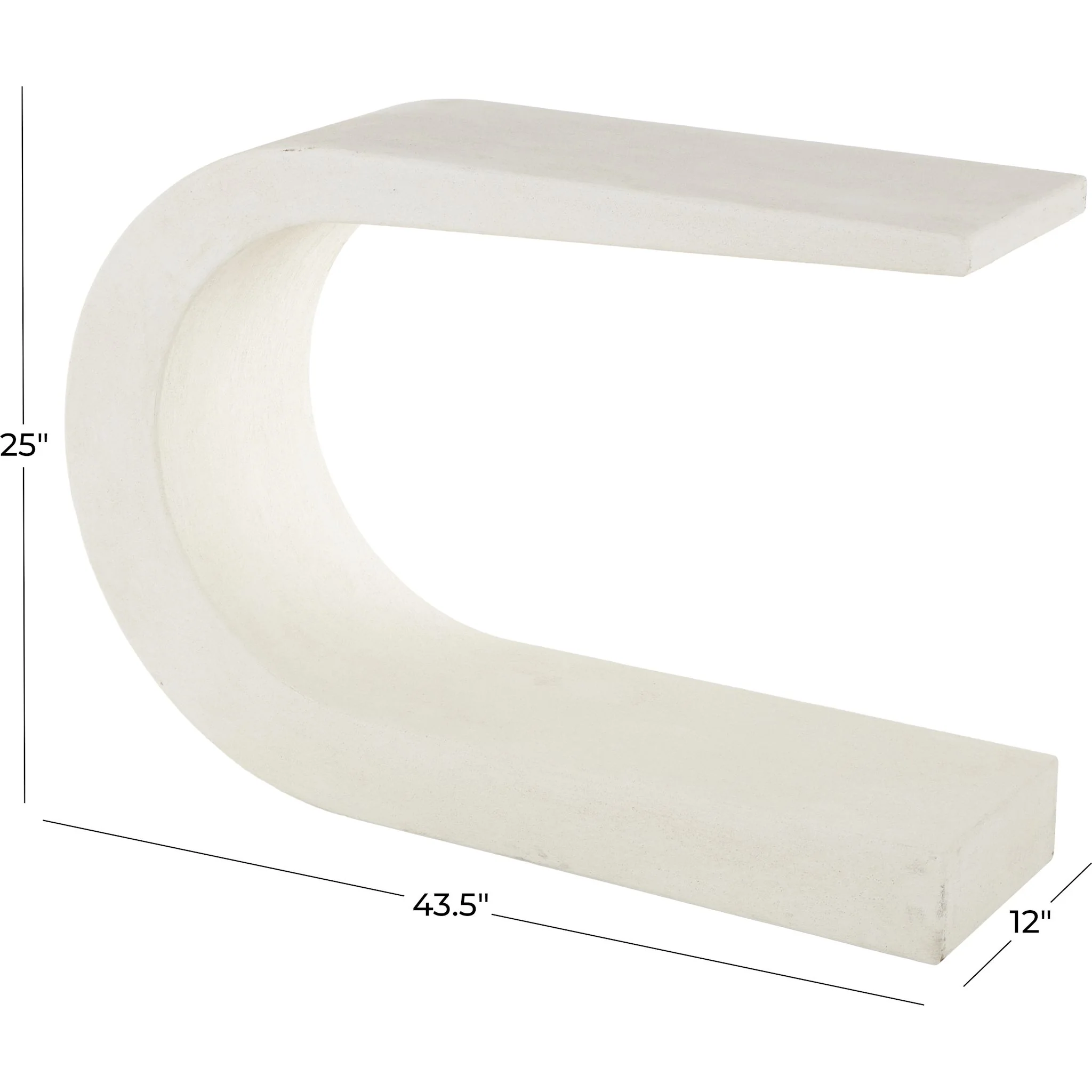 Gabriela Console Table - White - Image 8