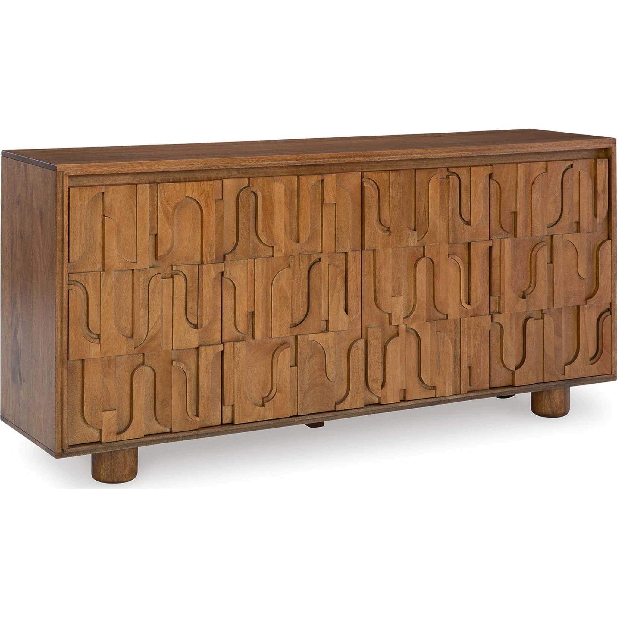 Gadburg Accent Cabinet - Medium Brown