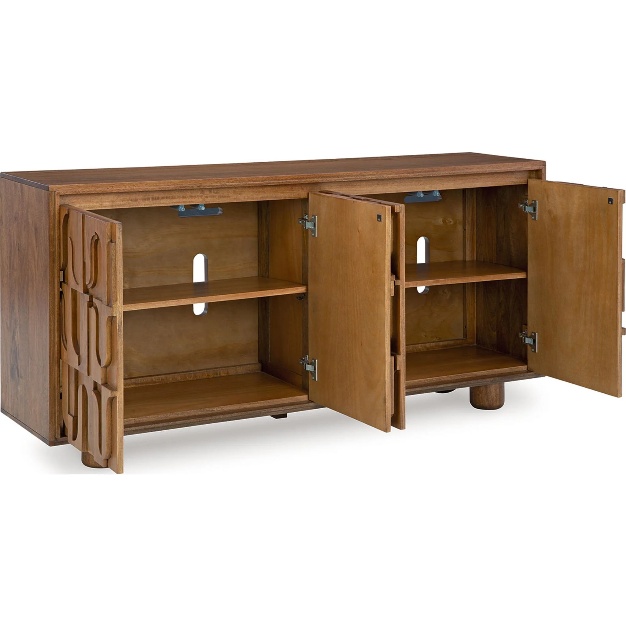 Gadburg Accent Cabinet - Medium Brown - Image 3