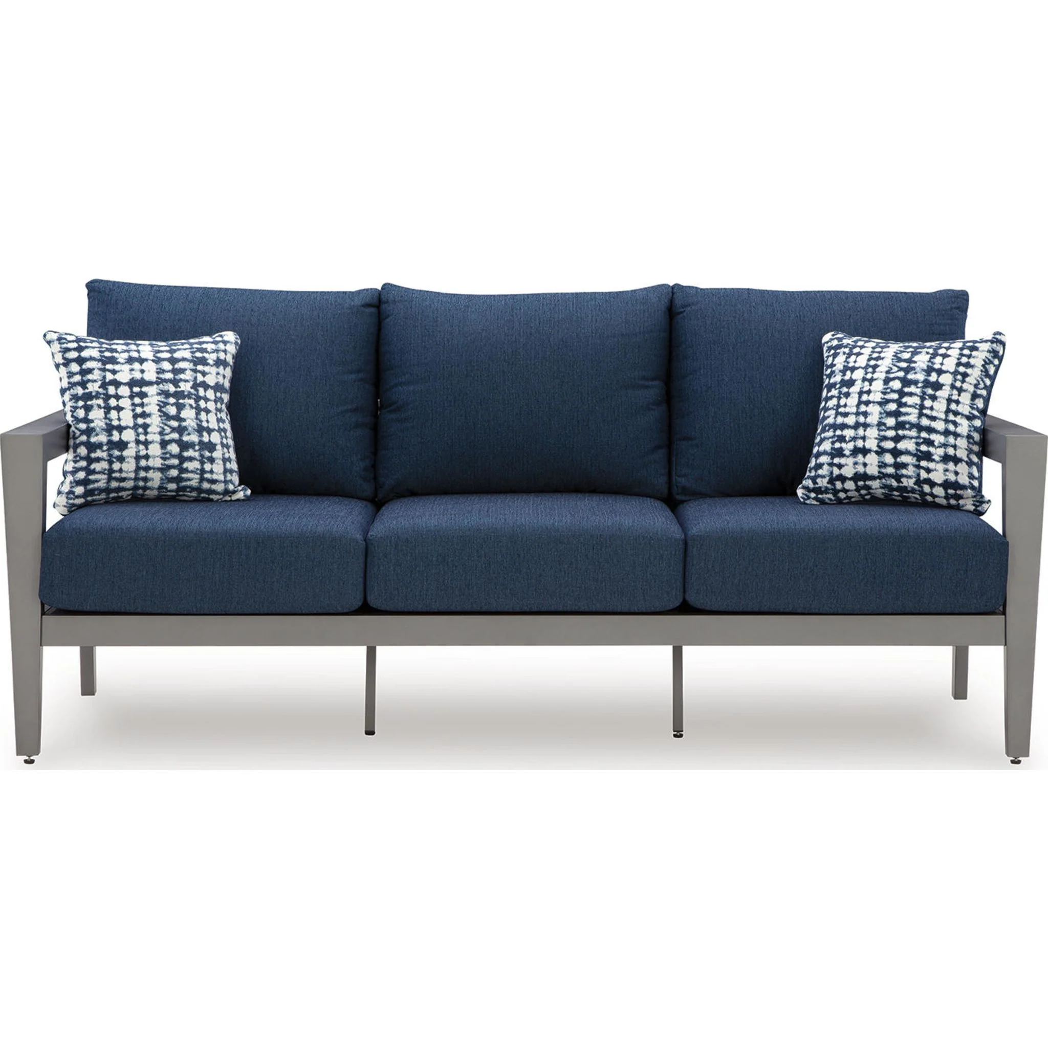 Gali 4 Piece Outdoor Seating - Gray/Blue - Image 14