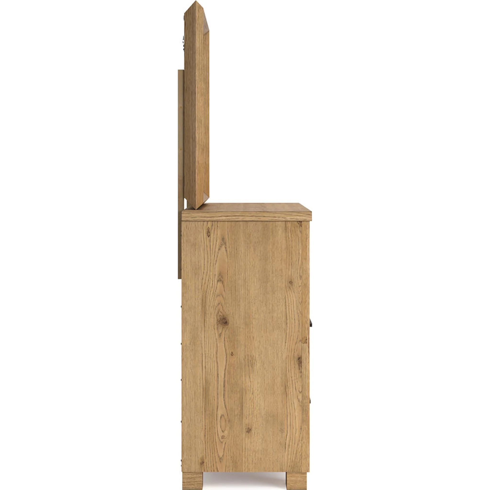 Galliden Dresser and Mirror - Light Brown - Image 4