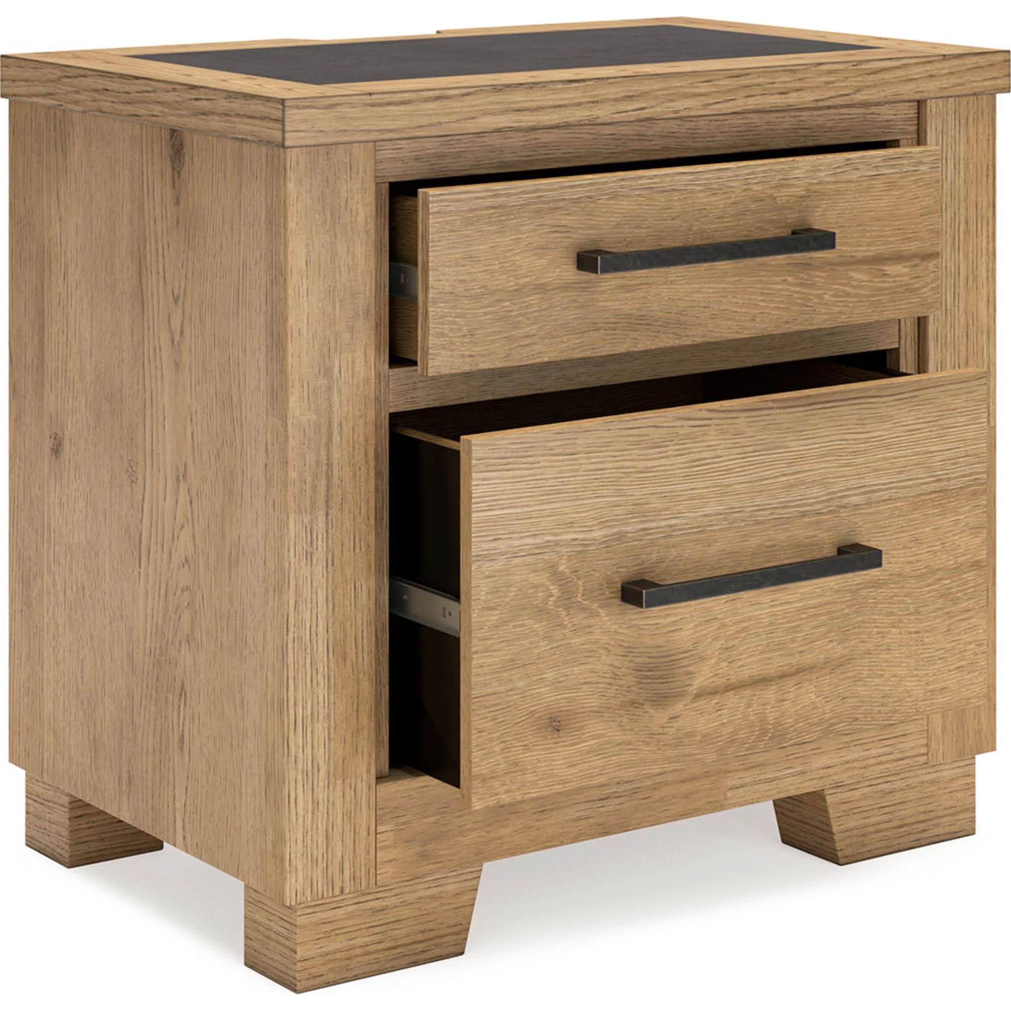 Galliden Nightstand - Light Brown - Image 4