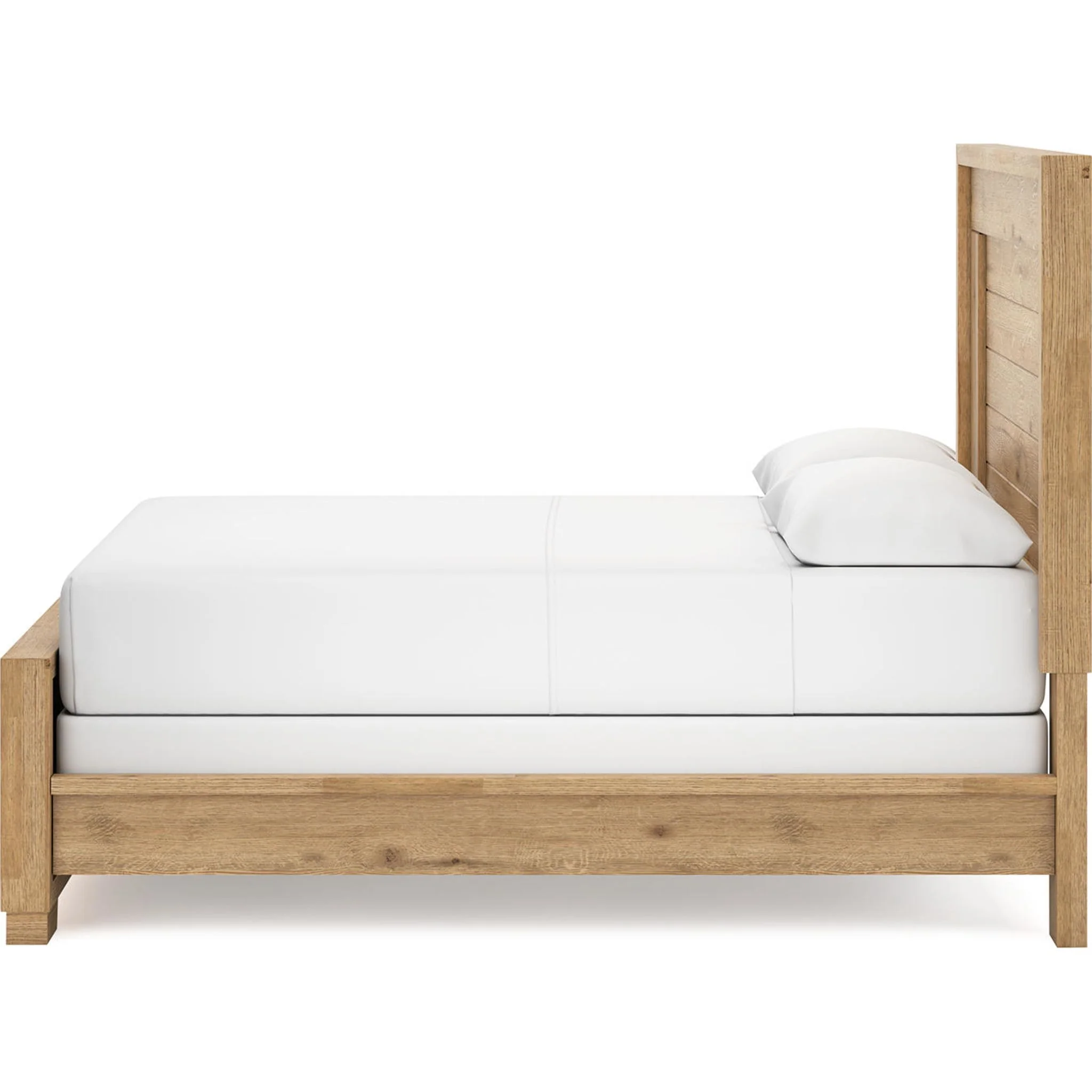 Galliden Panel Bed - Light Brown - Image 17