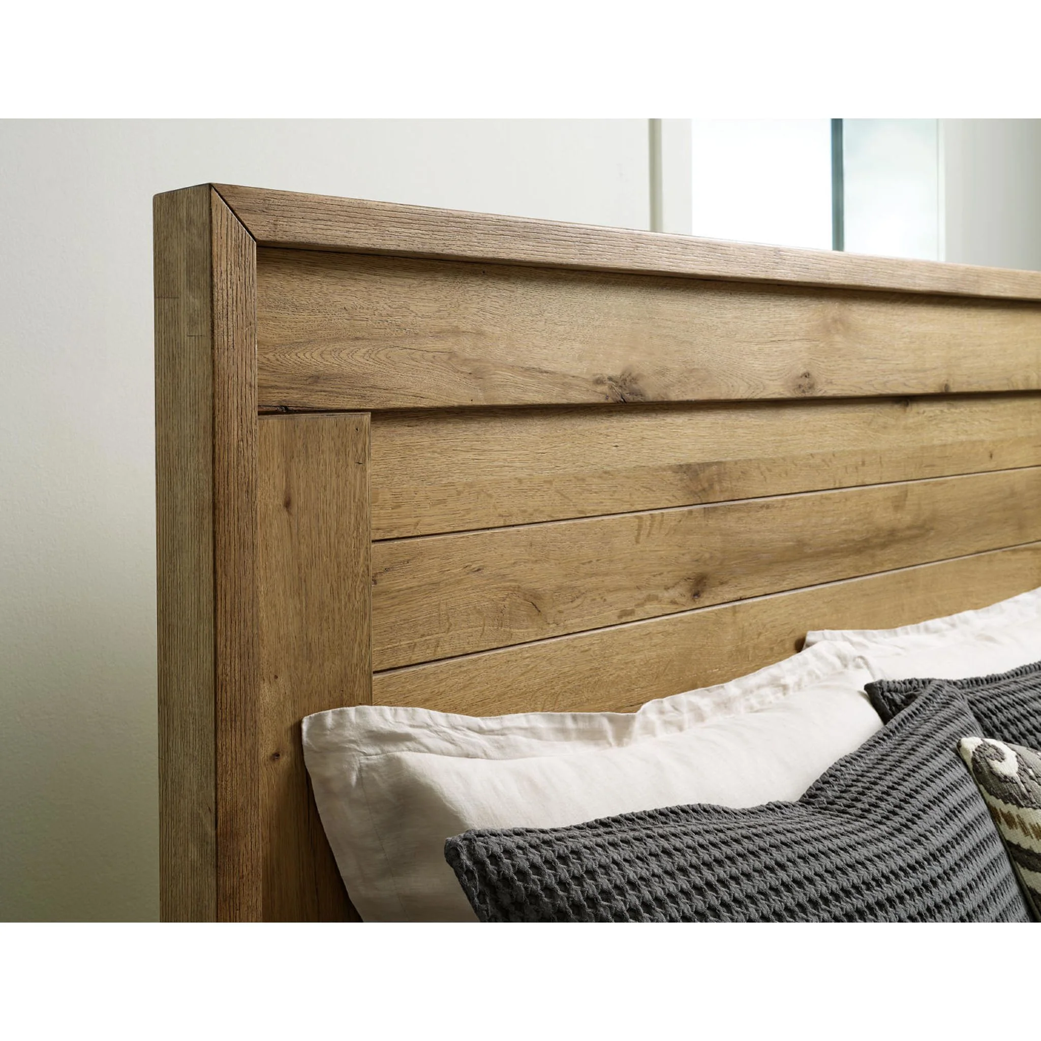 Galliden Panel Bed - Light Brown - Image 20