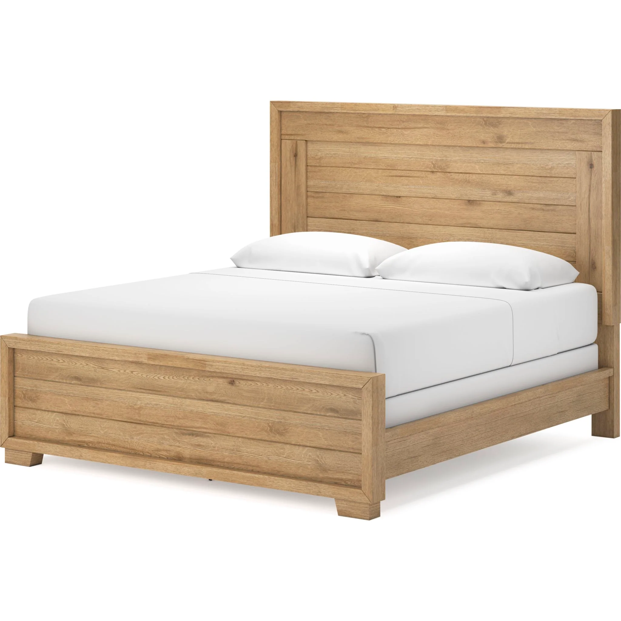 Galliden Panel Bed - Light Brown - Image 27