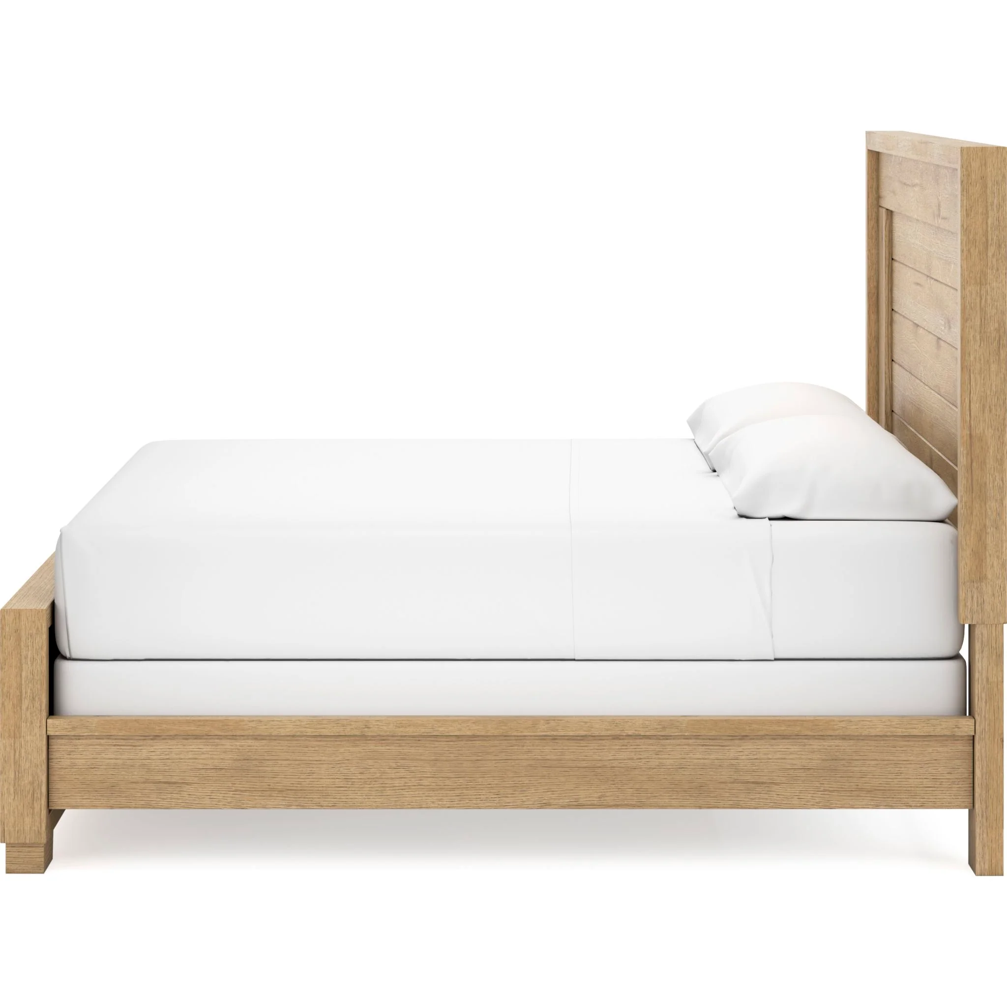 Galliden Panel Bed - Light Brown - Image 28