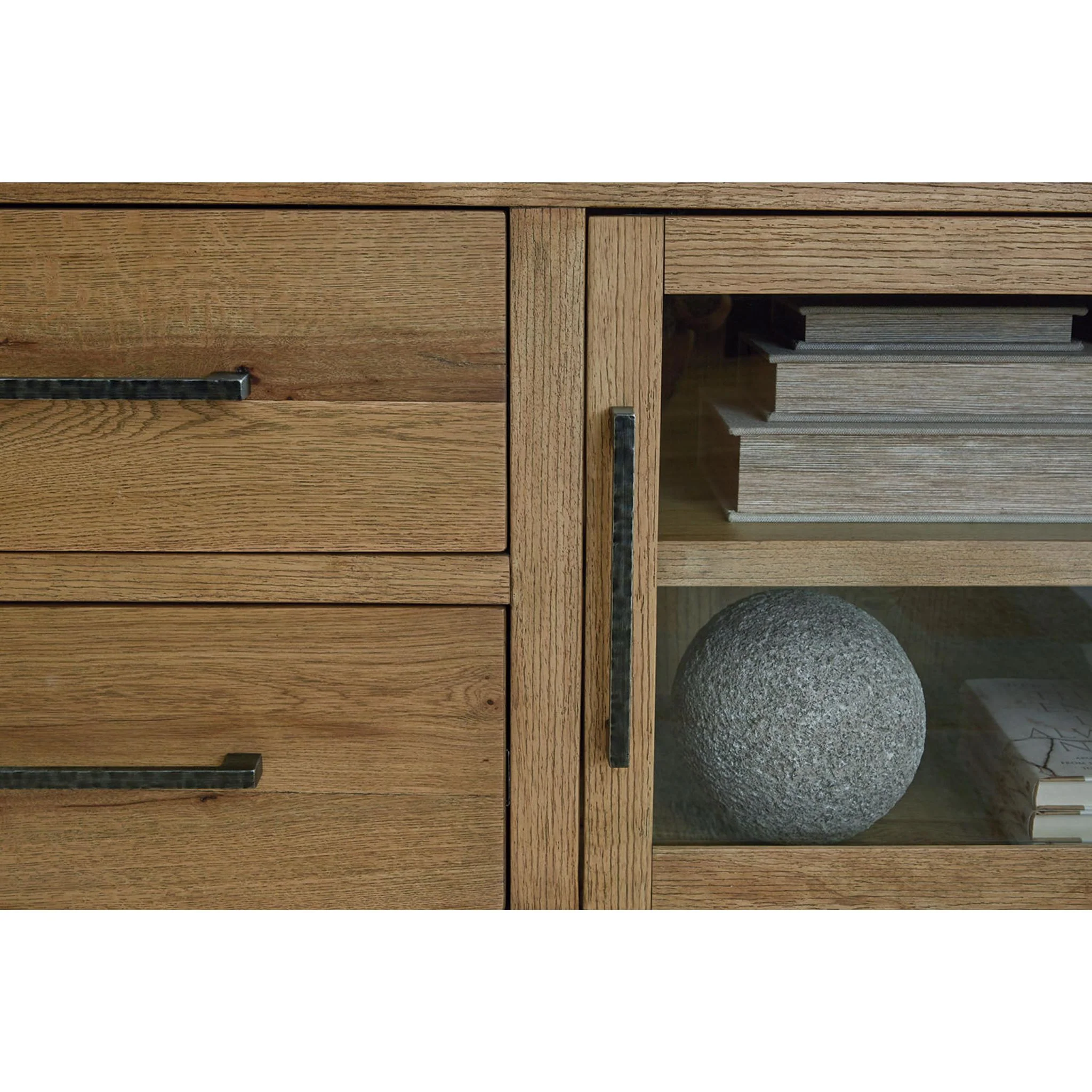 Galliden TV Stand - Light Brown - Image 7