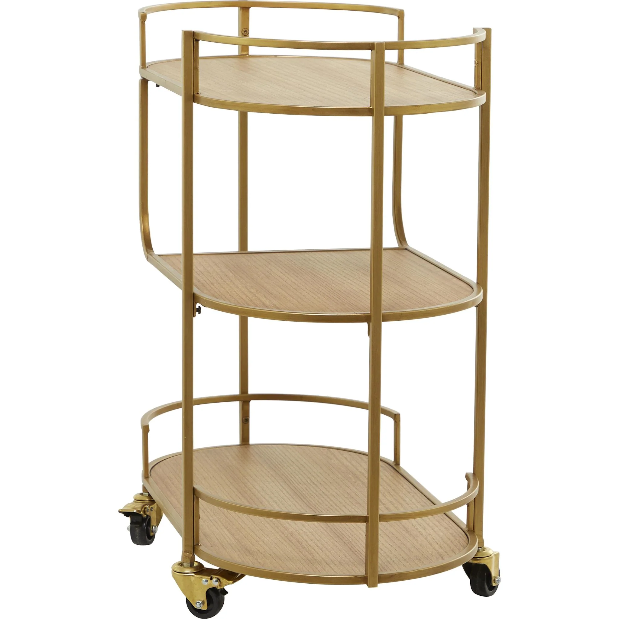 Garcia Serving Cart - Gold - Image 4