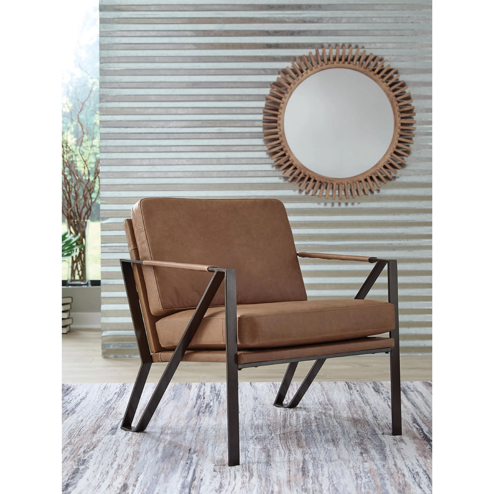 Garronmont Accent Chair - Caramel - Image 2