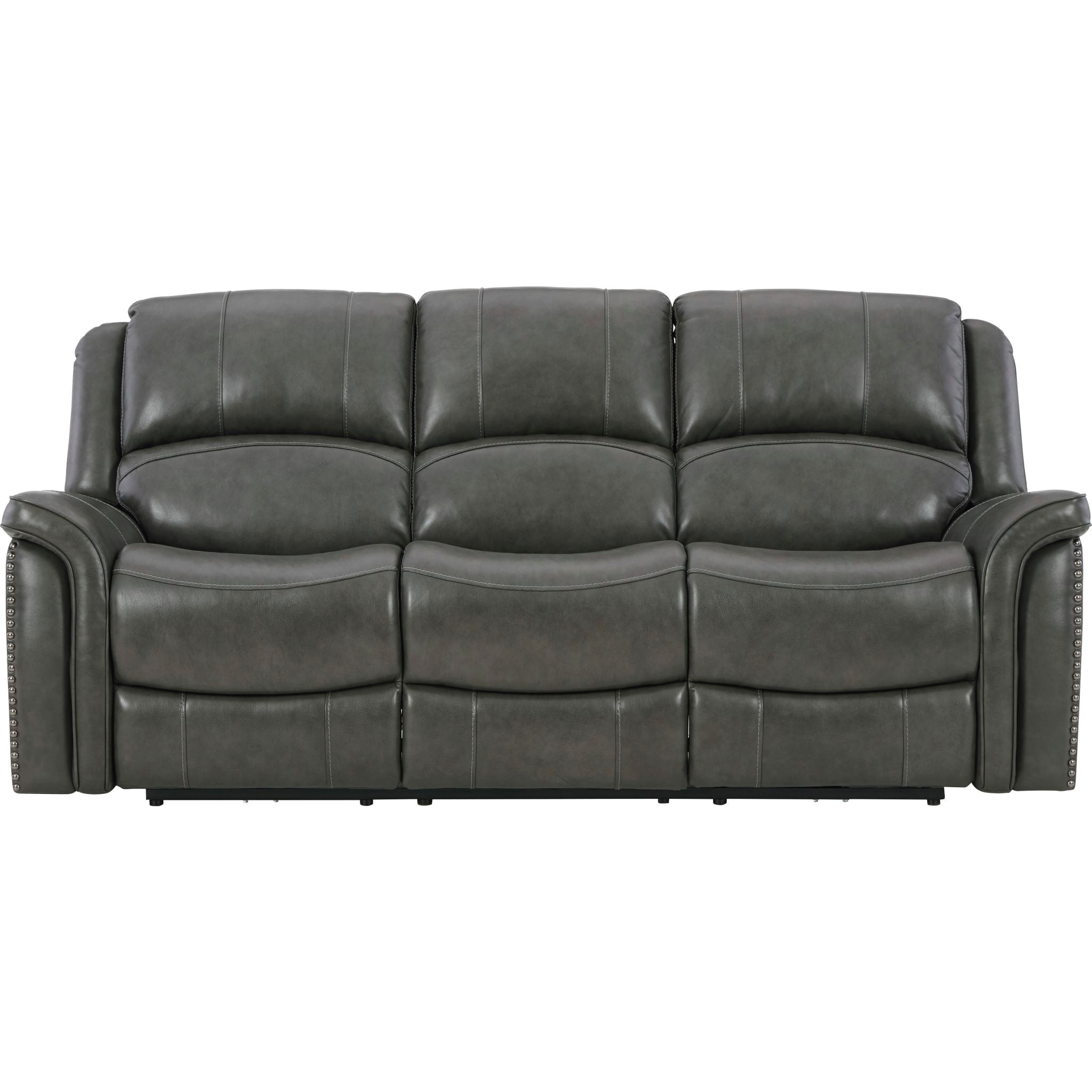Gaspar Power Reclining Sofa - Gray