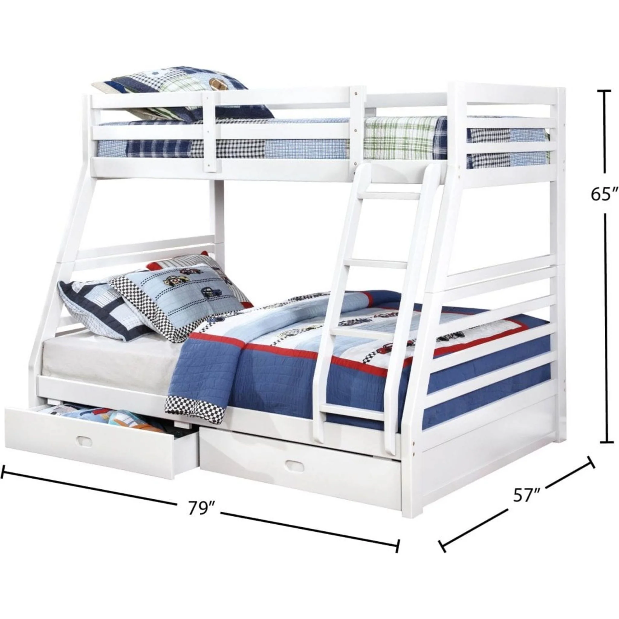 Gavin Twin/Full Bunk Bed with Storage - Image 7
