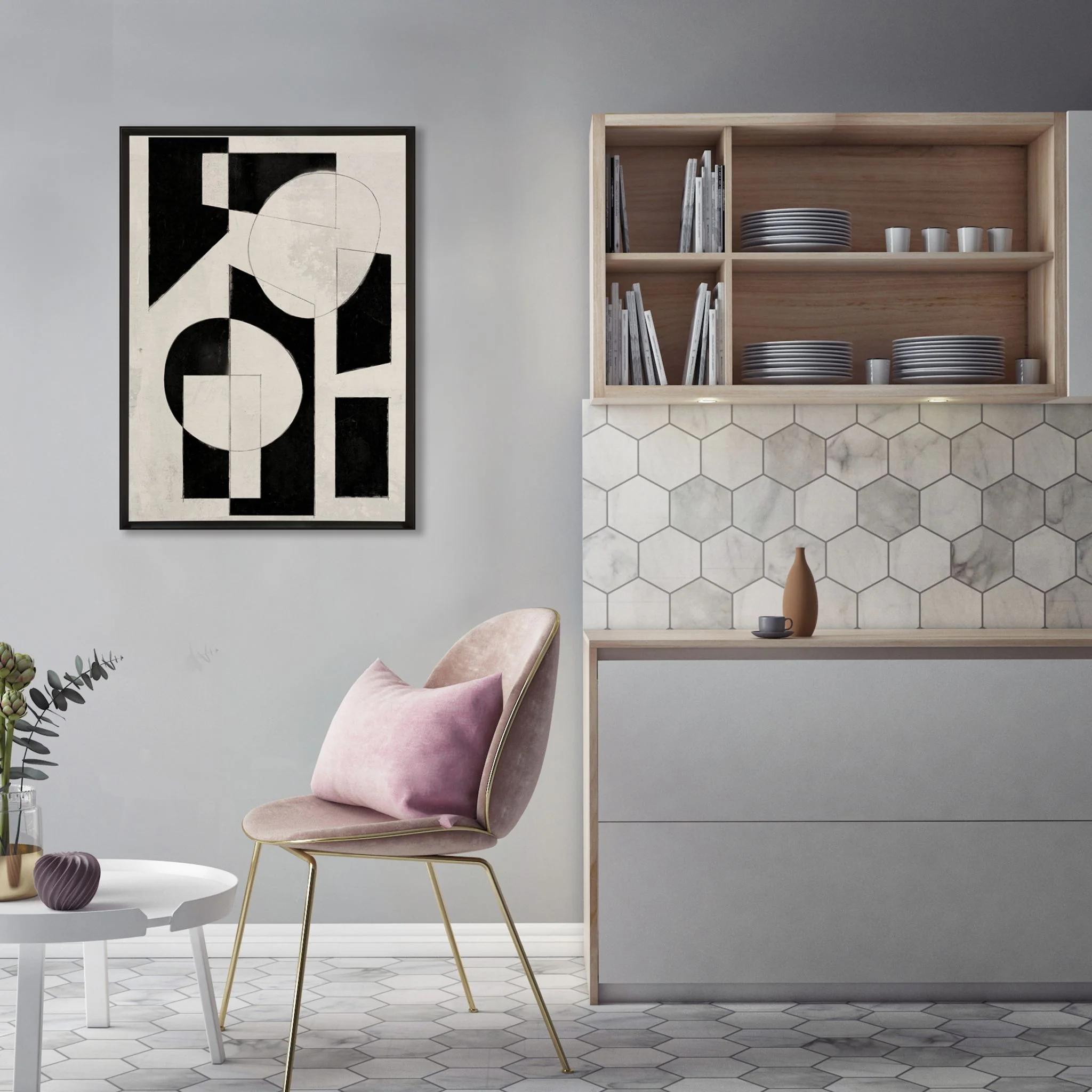 Geometric Abstract II Wall Art 22.00" x 30.00" - Image 2