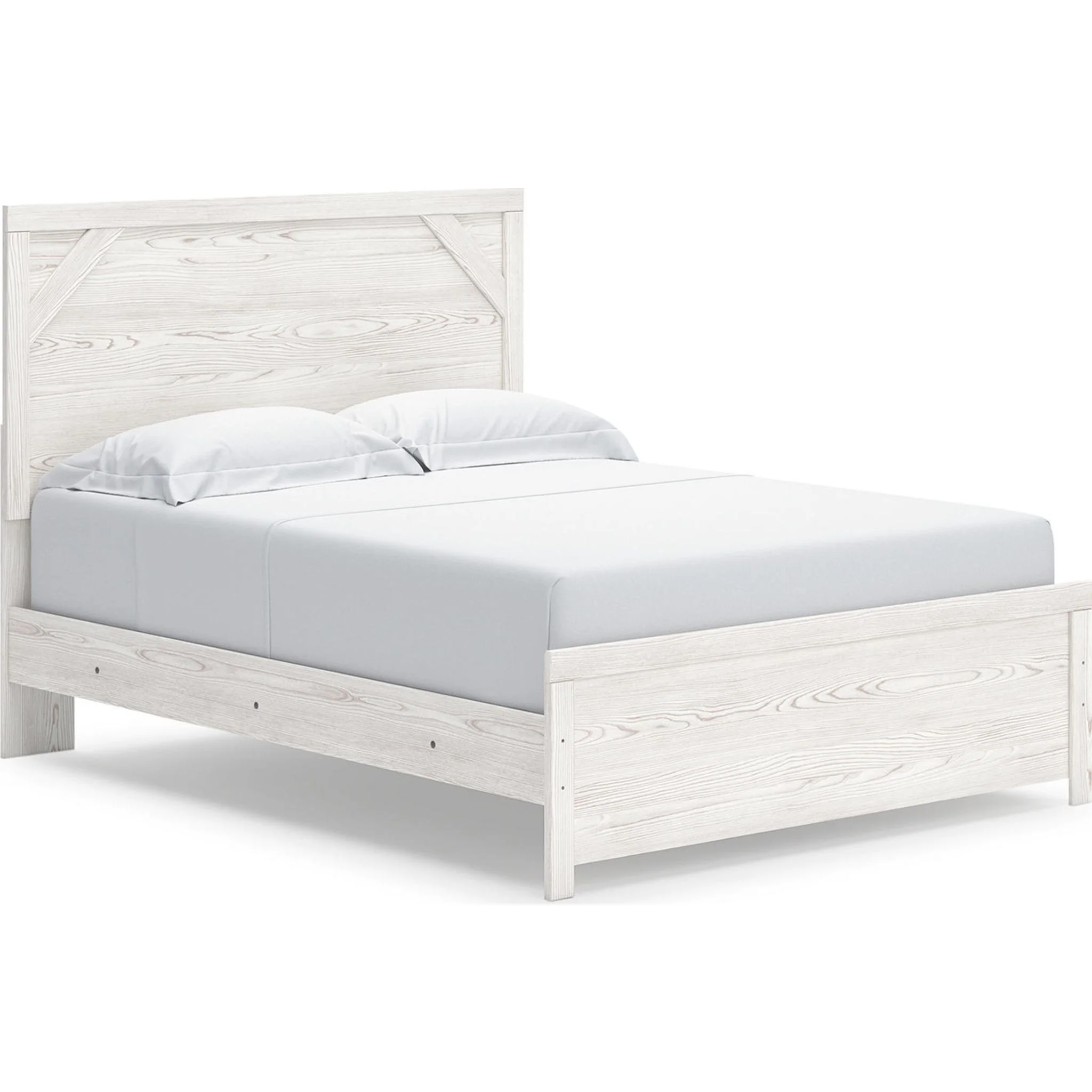 Gerridan 6 Piece Panel Bedroom - White/Gray - Image 3