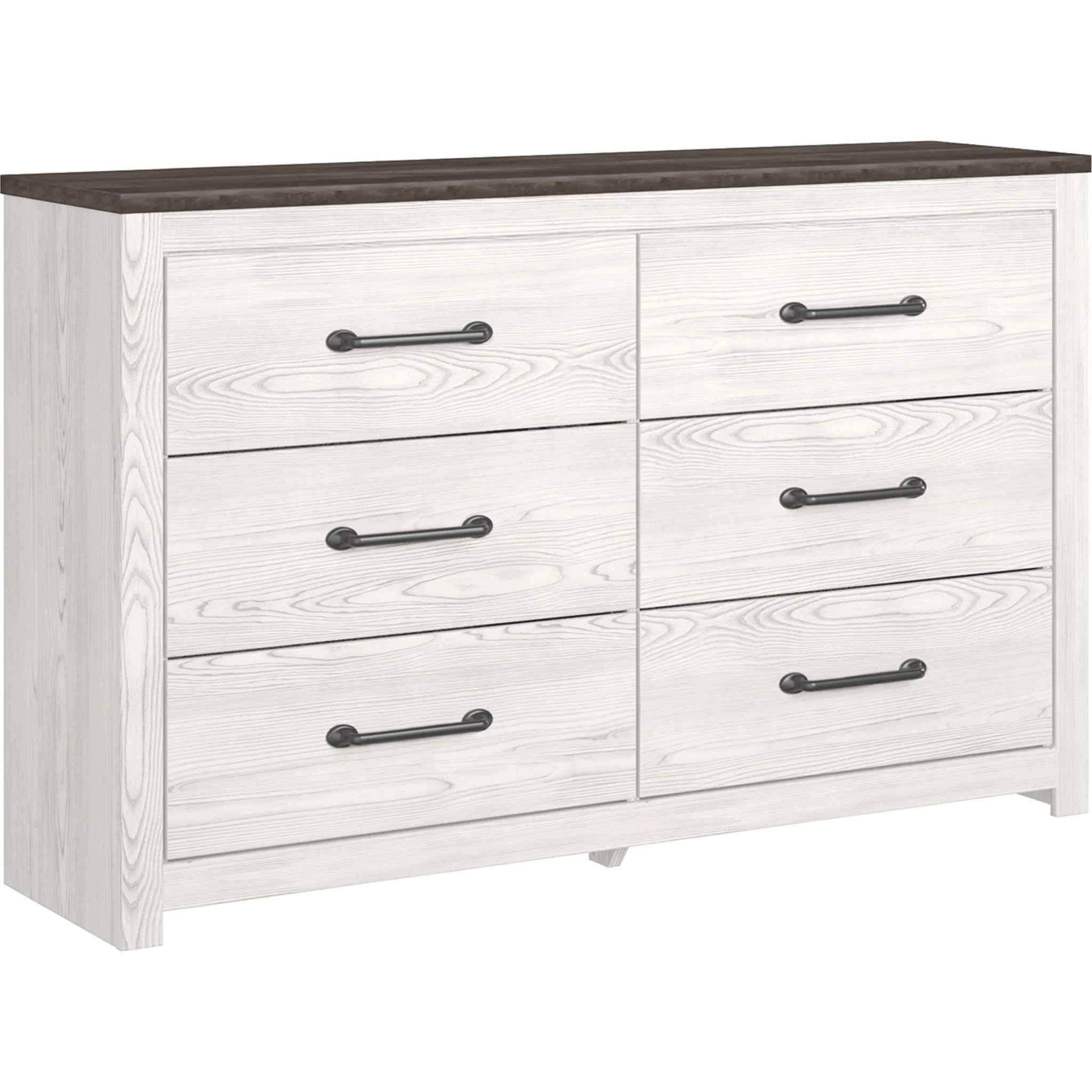 Gerridan 6 Piece Panel Bedroom - White/Gray - Image 5