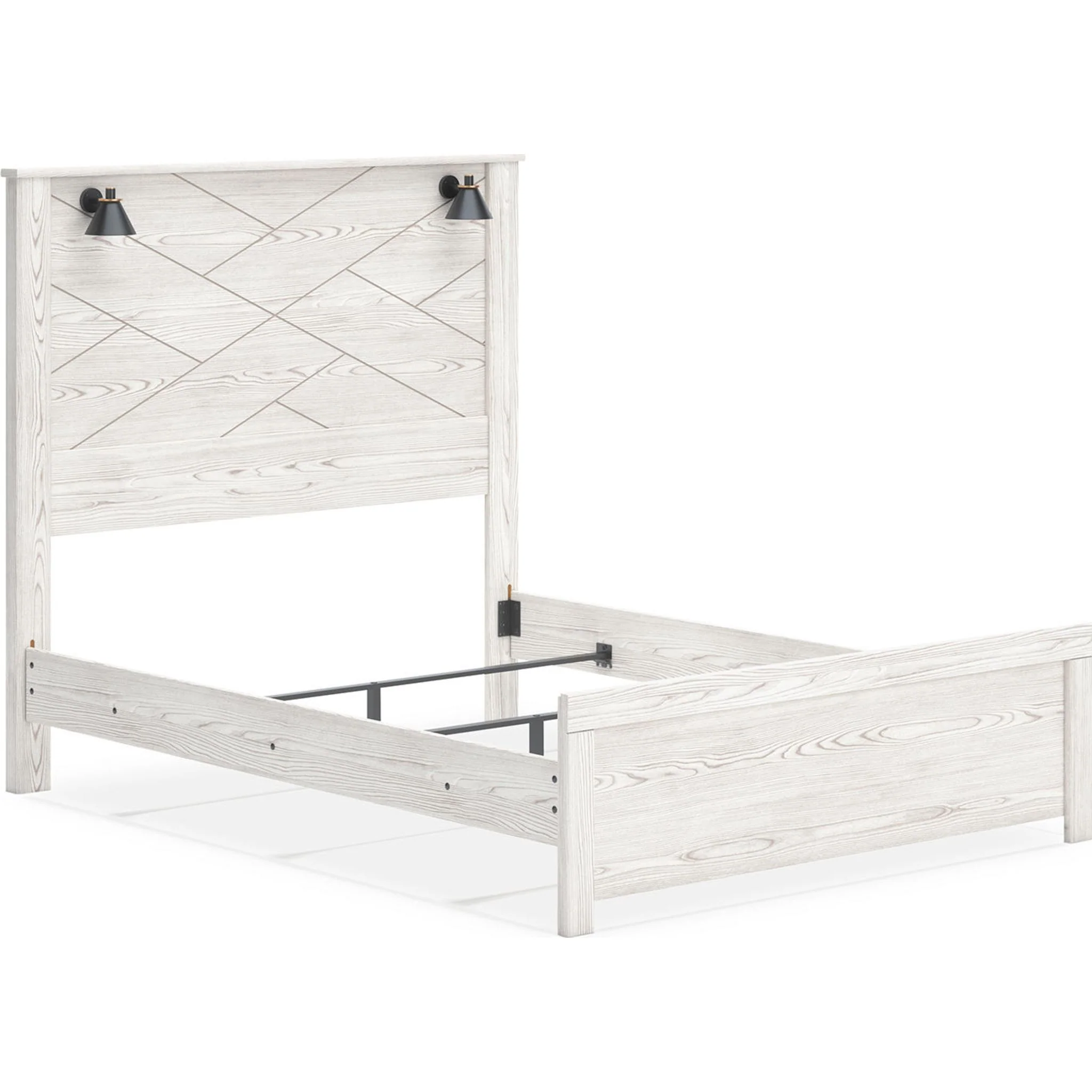 Gerridan Panel Bed - White/Gray - Image 12