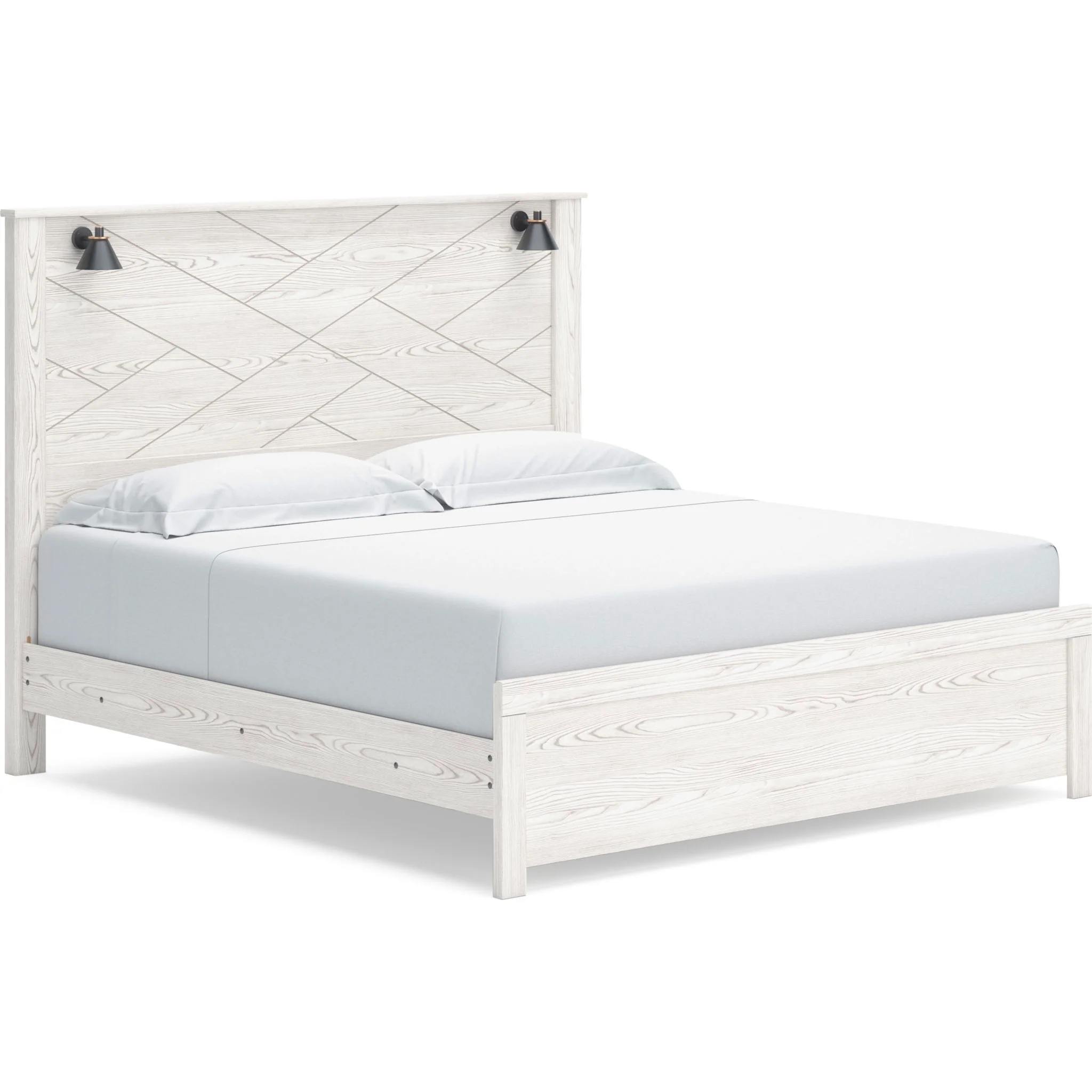 Gerridan Panel Bed - White/Gray - Image 18