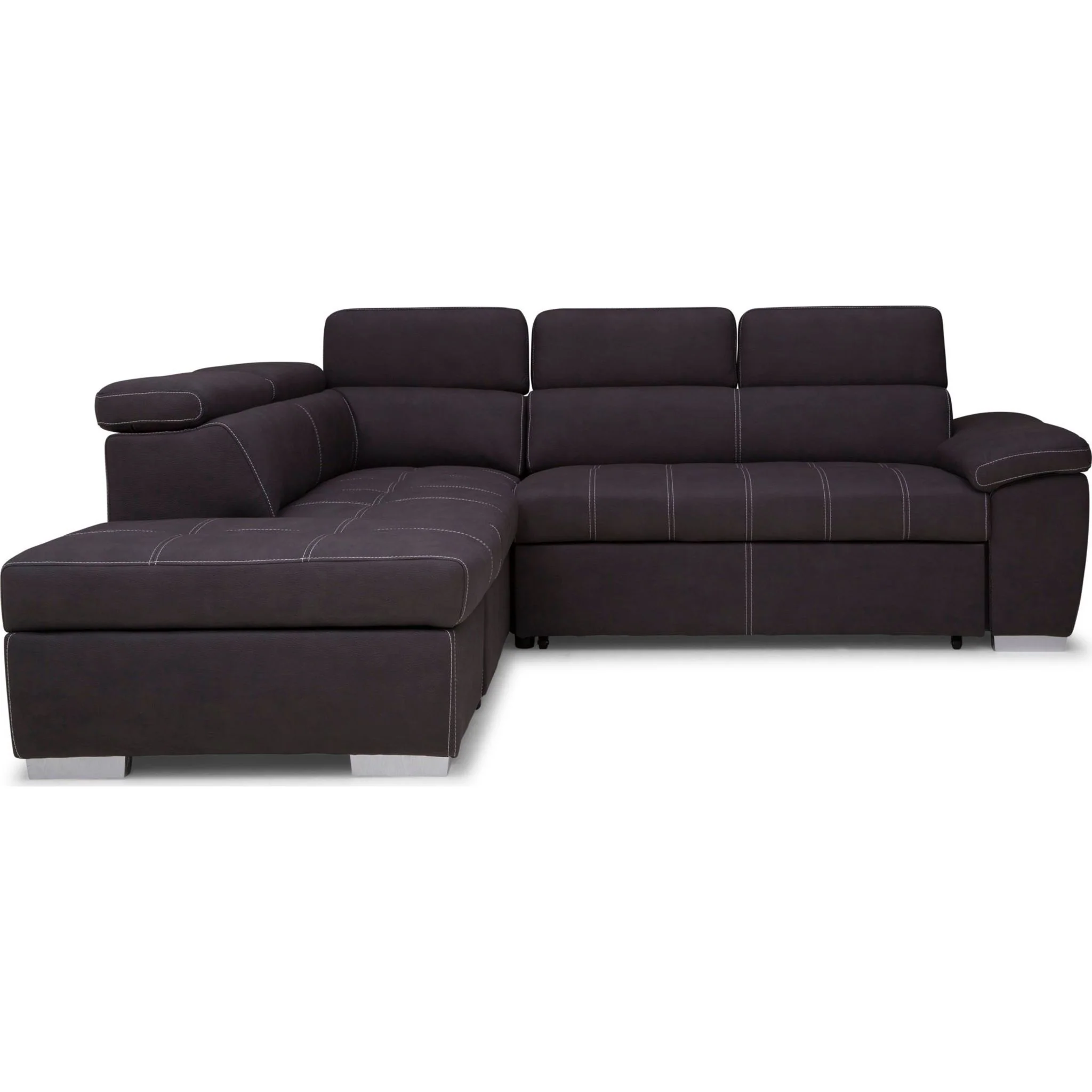 Gianluca 3 Piece Media Sleeper - Noble Charcoal