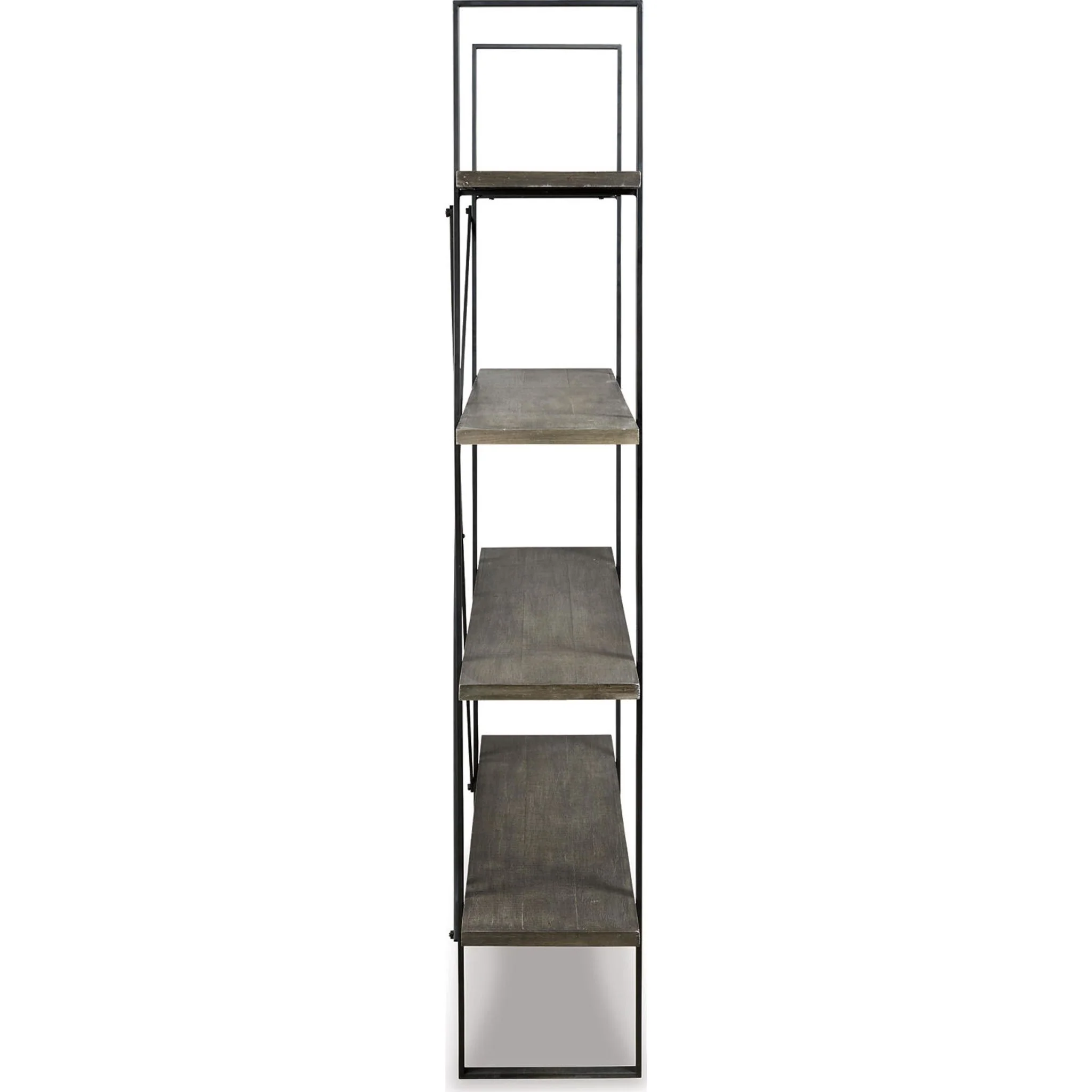 Gilesgrove Bookcase - Black/Gray - Image 9