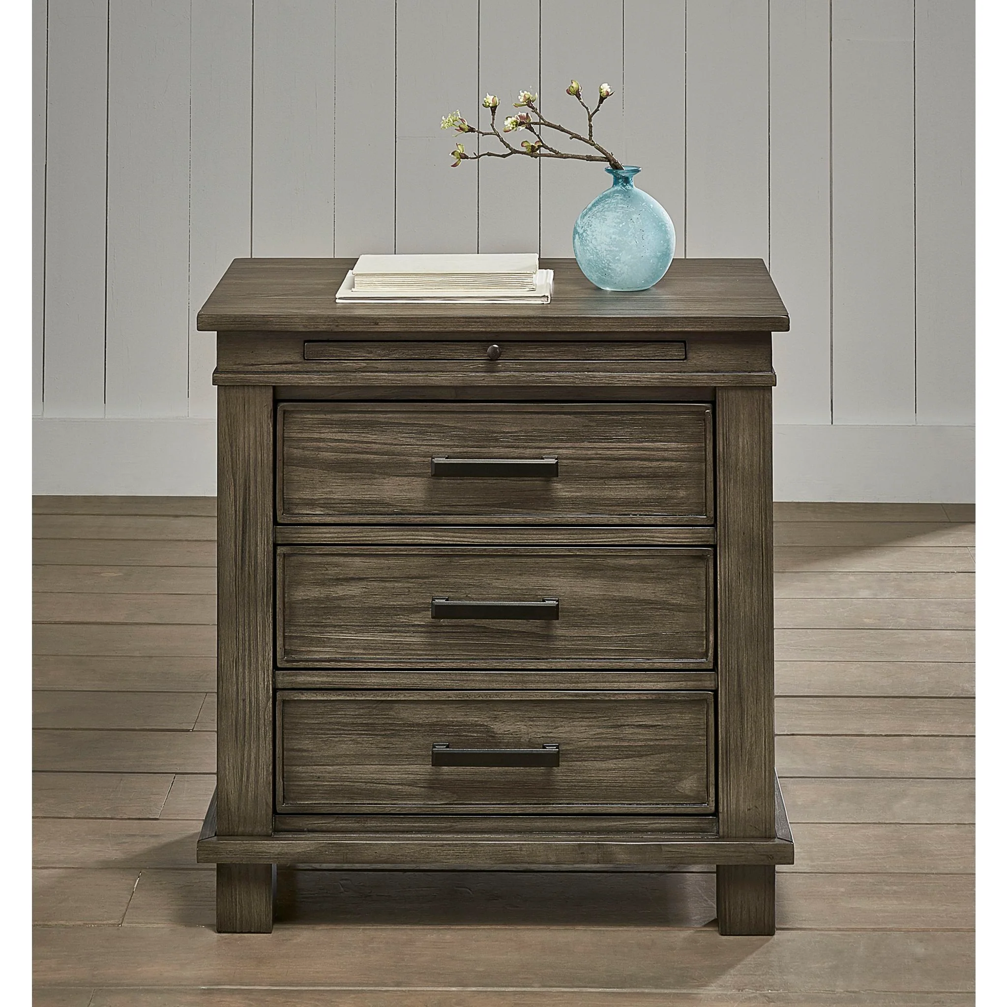 Glacier Point Nightstand - Greystone - Image 3