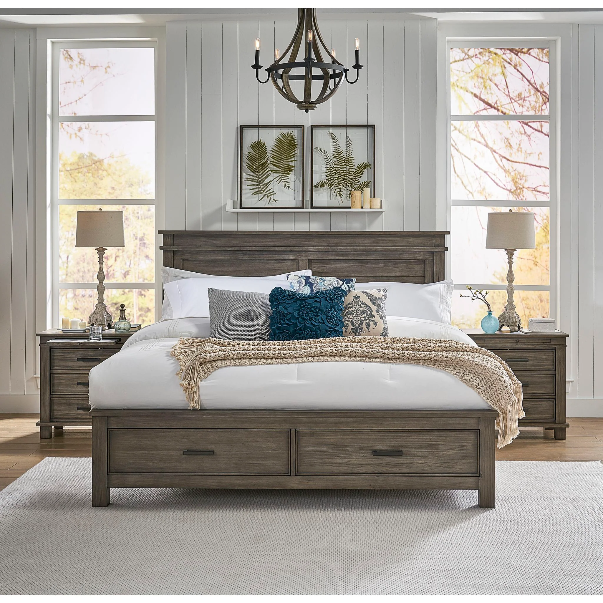 Glacier Point Storage Bed - Greystone - Image 3