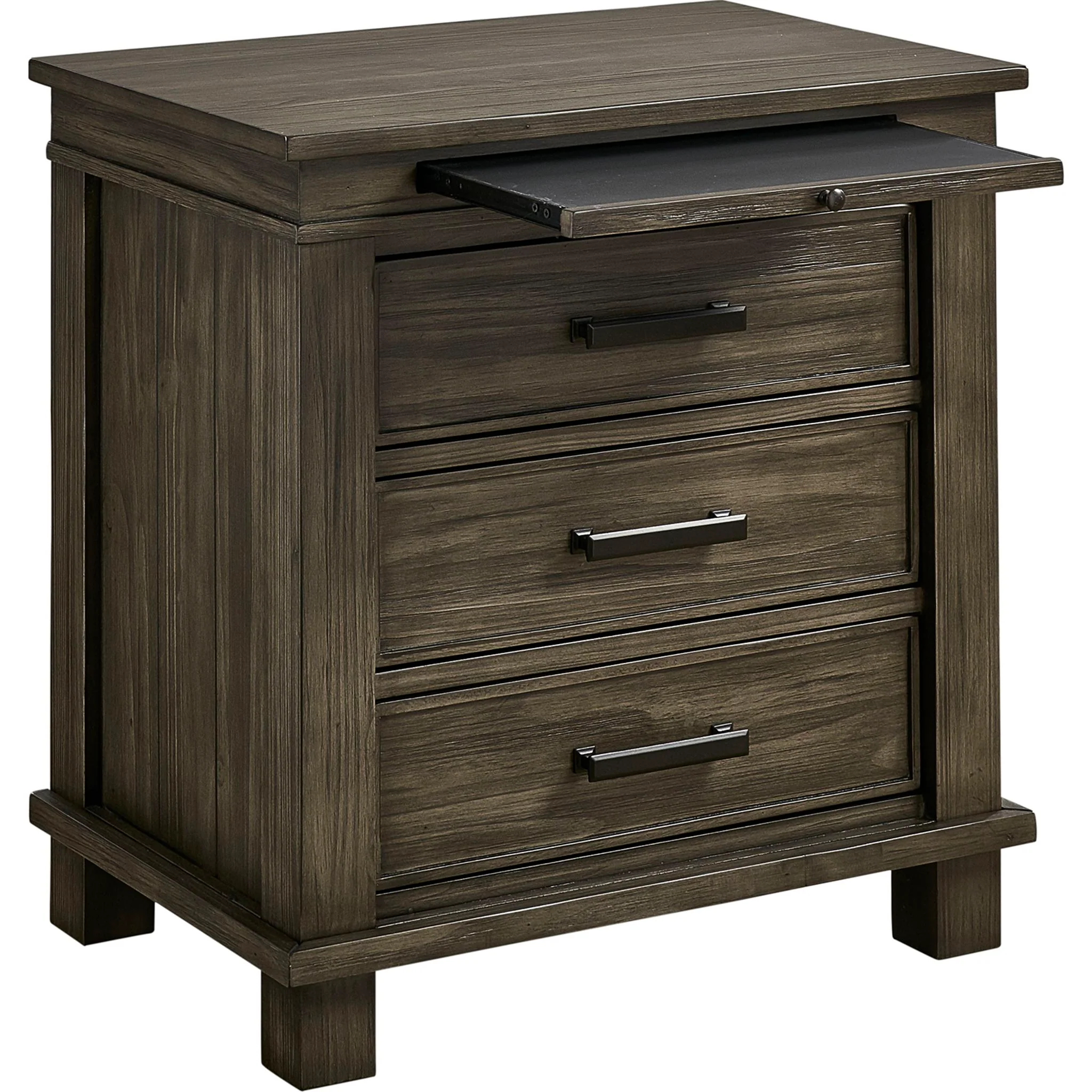 Glacier Point 6 Piece Storage Bedroom - Greystone - Image 4