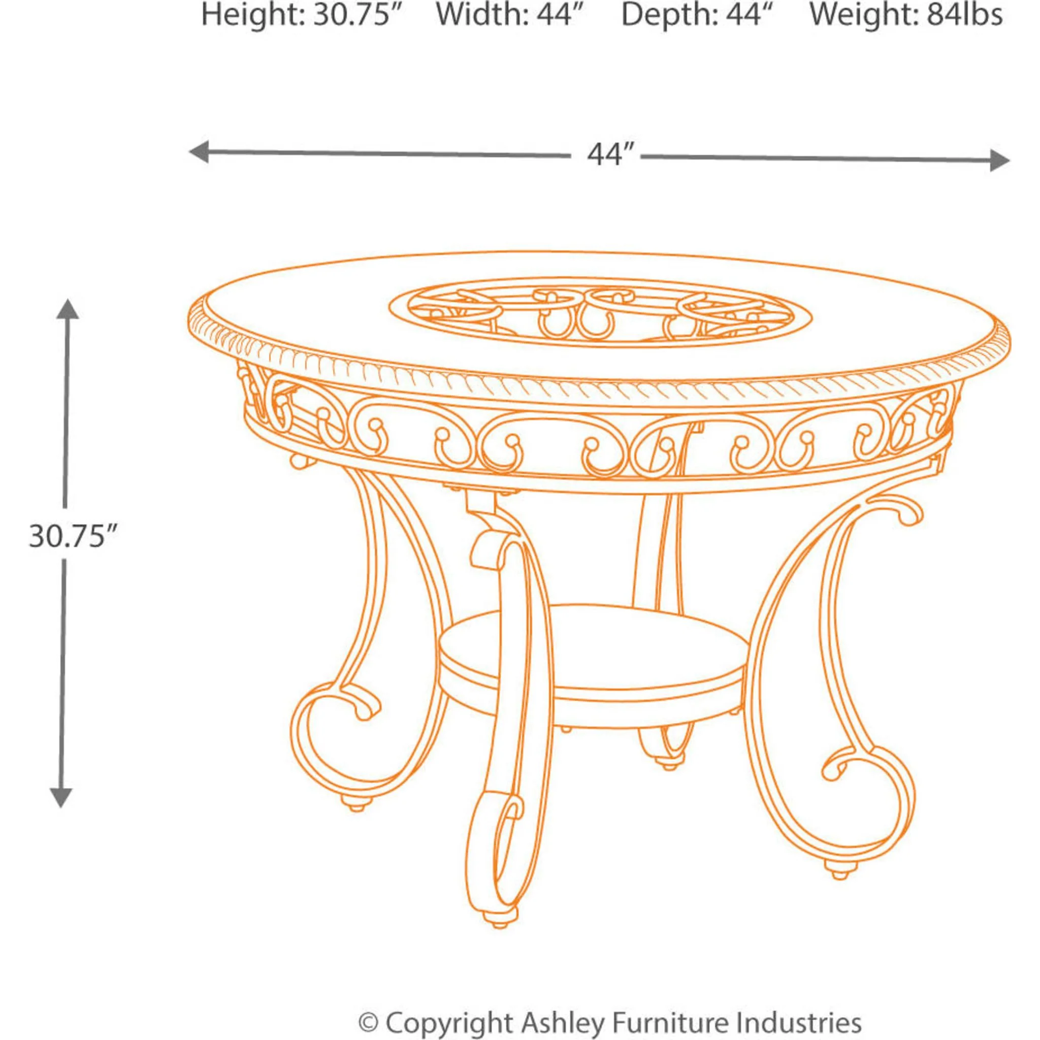 Glambrey Dining Table - Brown - (D329-15) - Image 13