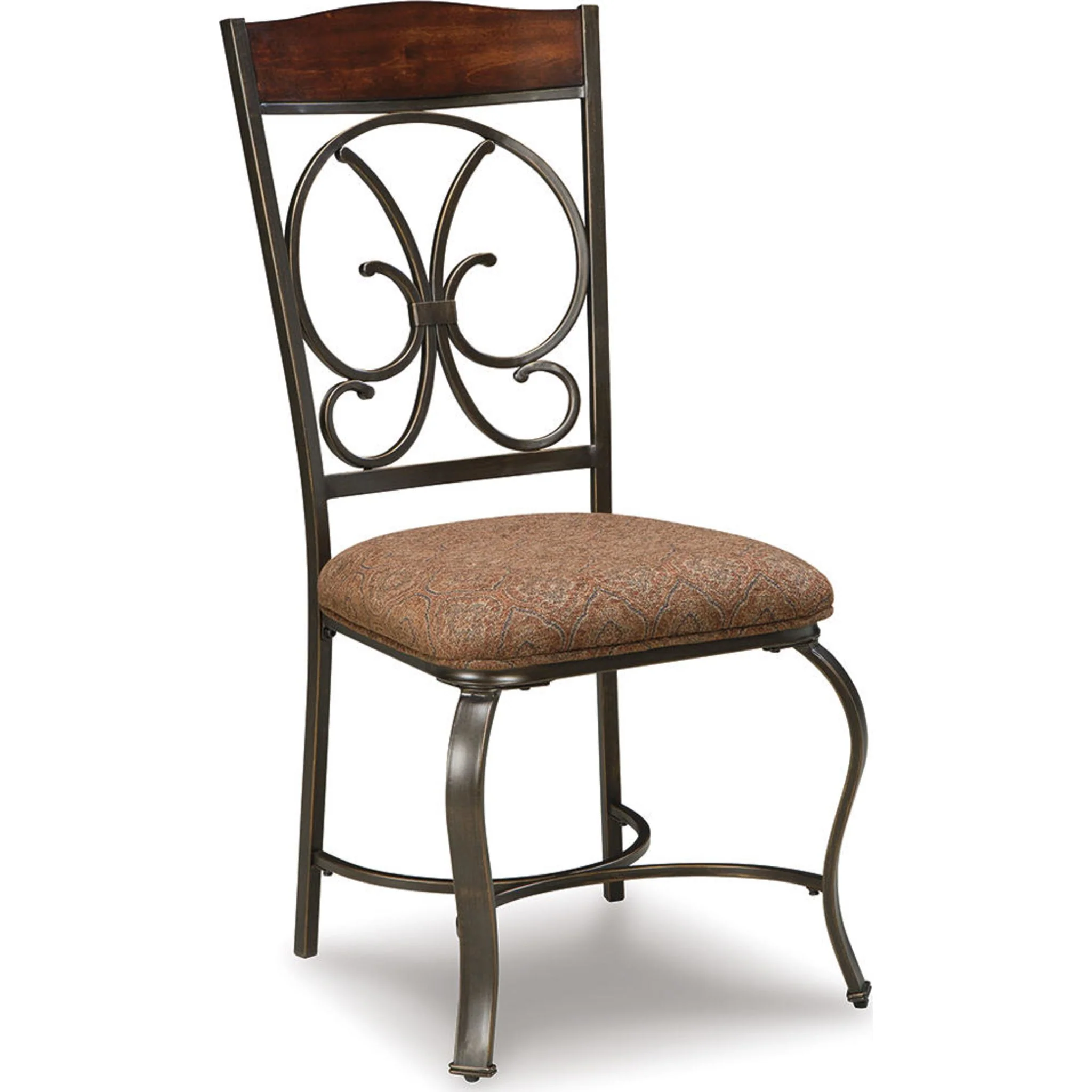 Glambrey Side Chair - Brown Cherry - (D329-01)
