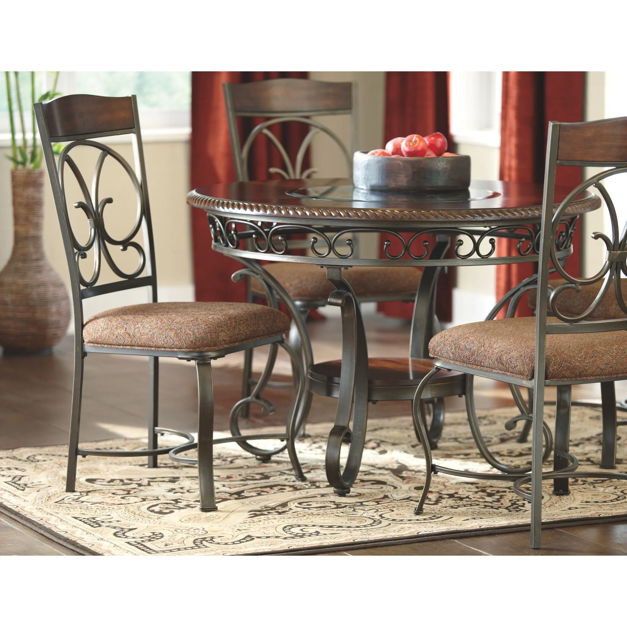 Glambrey Side Chair - Brown Cherry - (D329-01) - Image 15