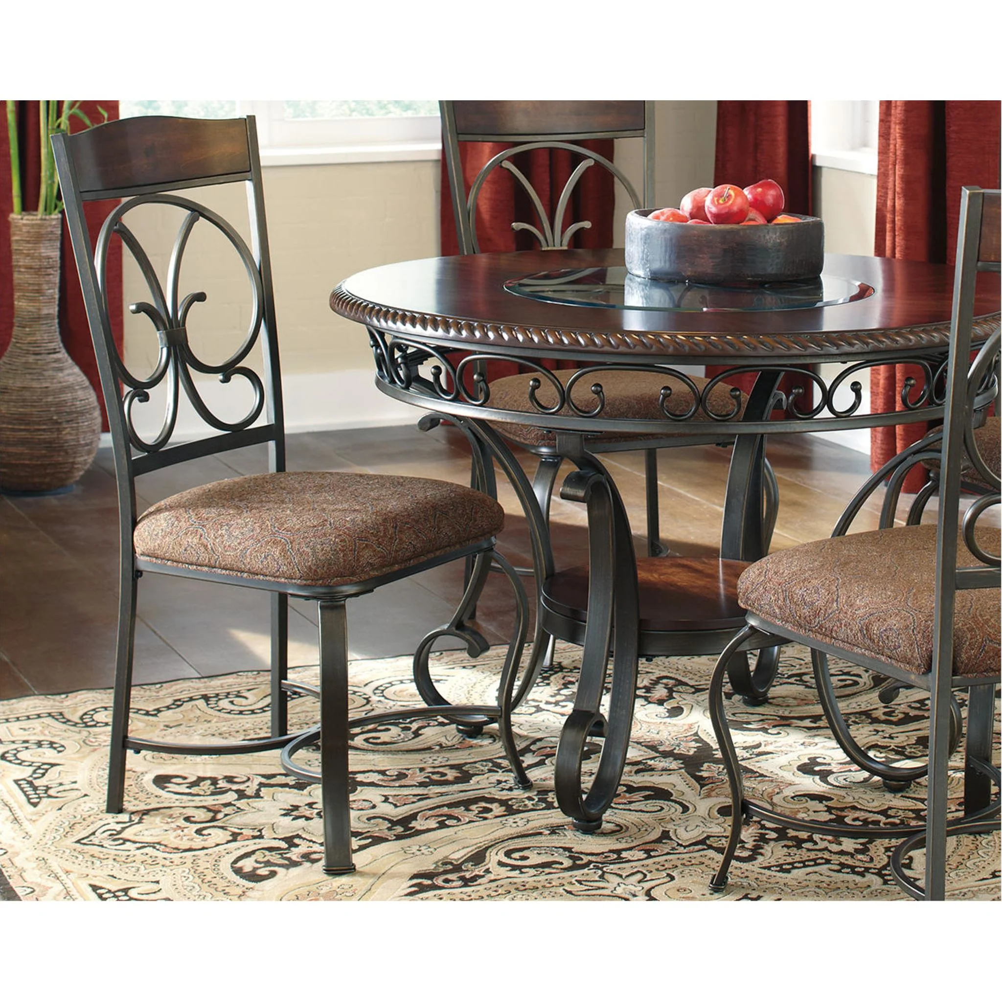 Glambrey Side Chair - Brown Cherry - (D329-01) - Image 17