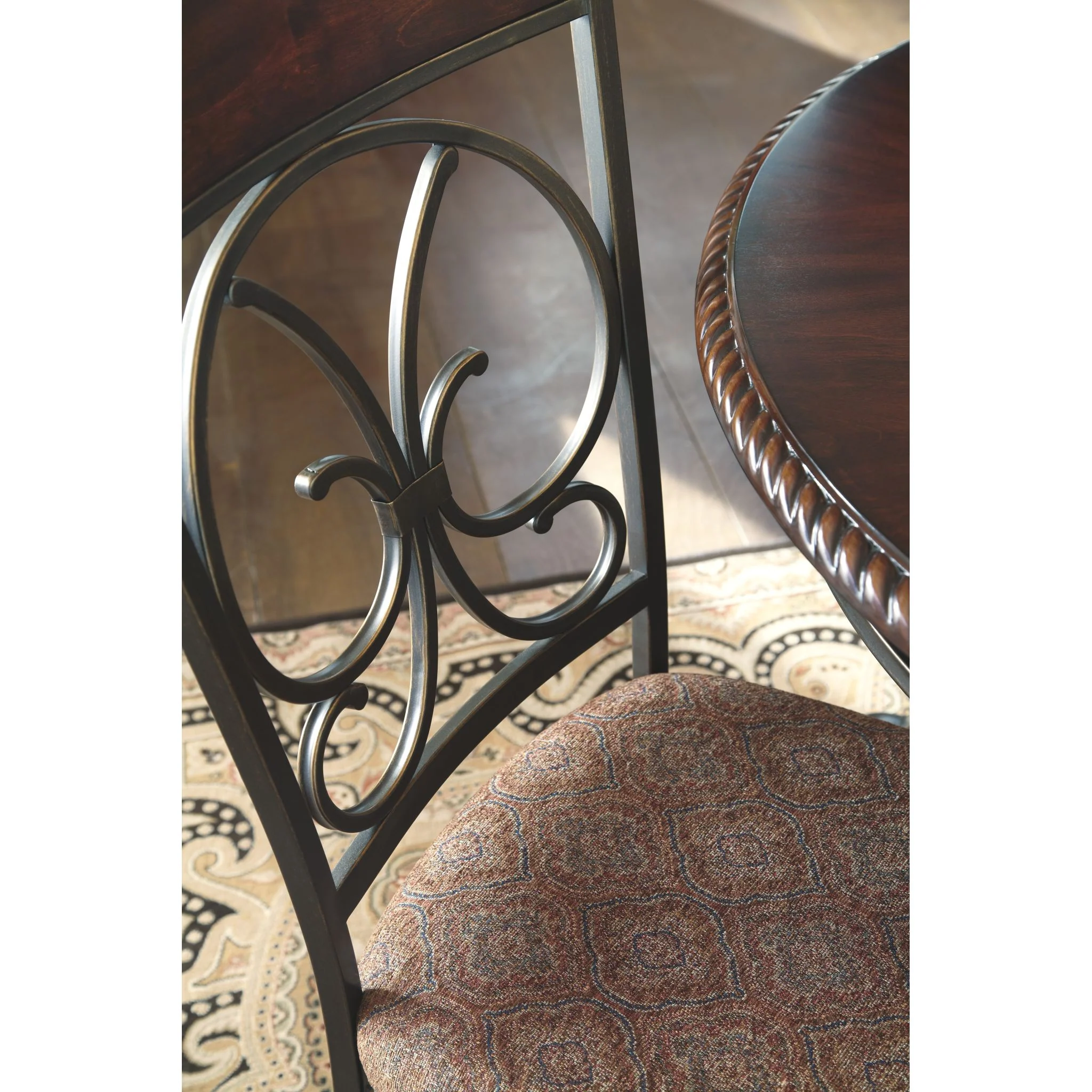Glambrey Side Chair - Brown Cherry - (D329-01) - Image 3