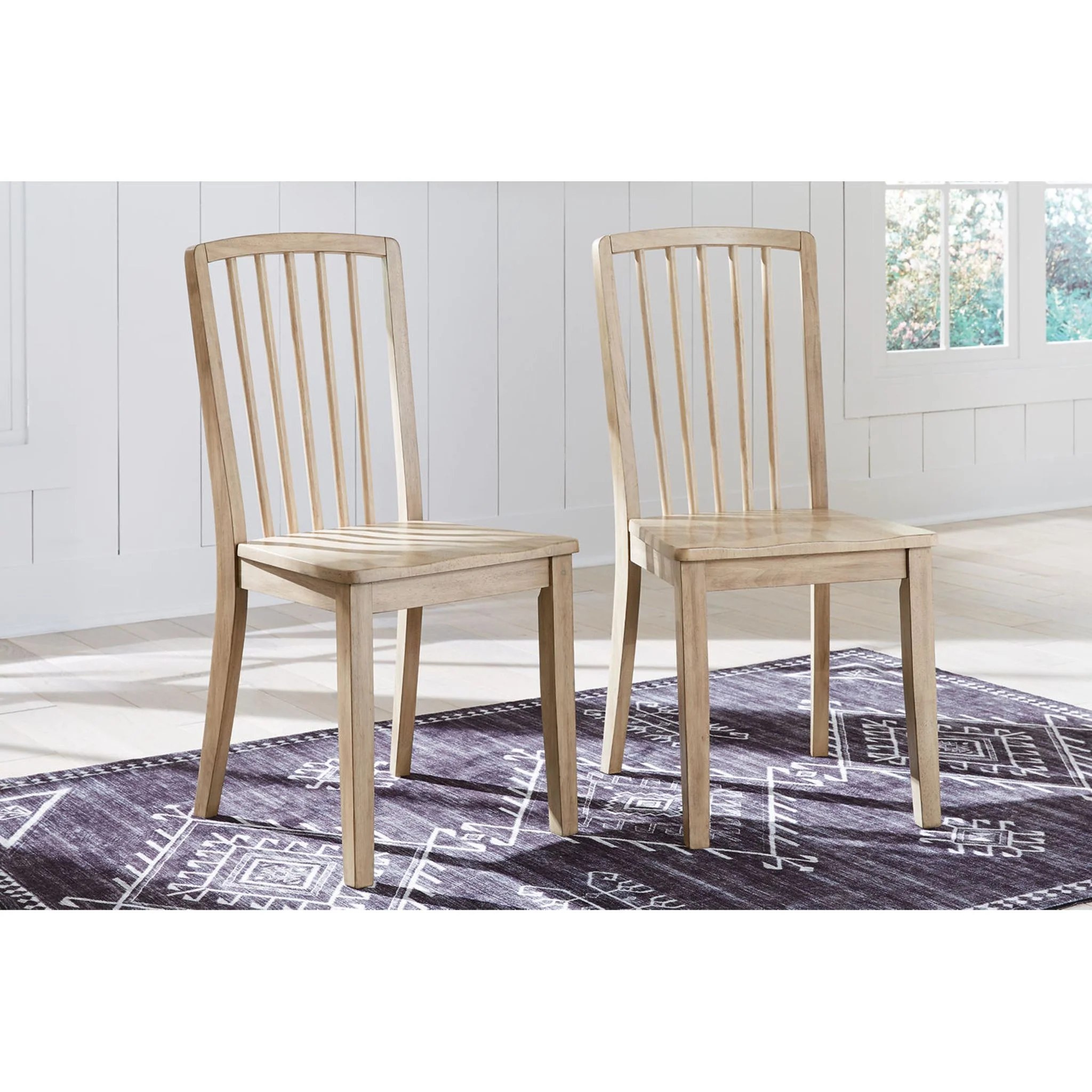 Gleanville Side Chair - Light Brown - (D511-01) - Image 2