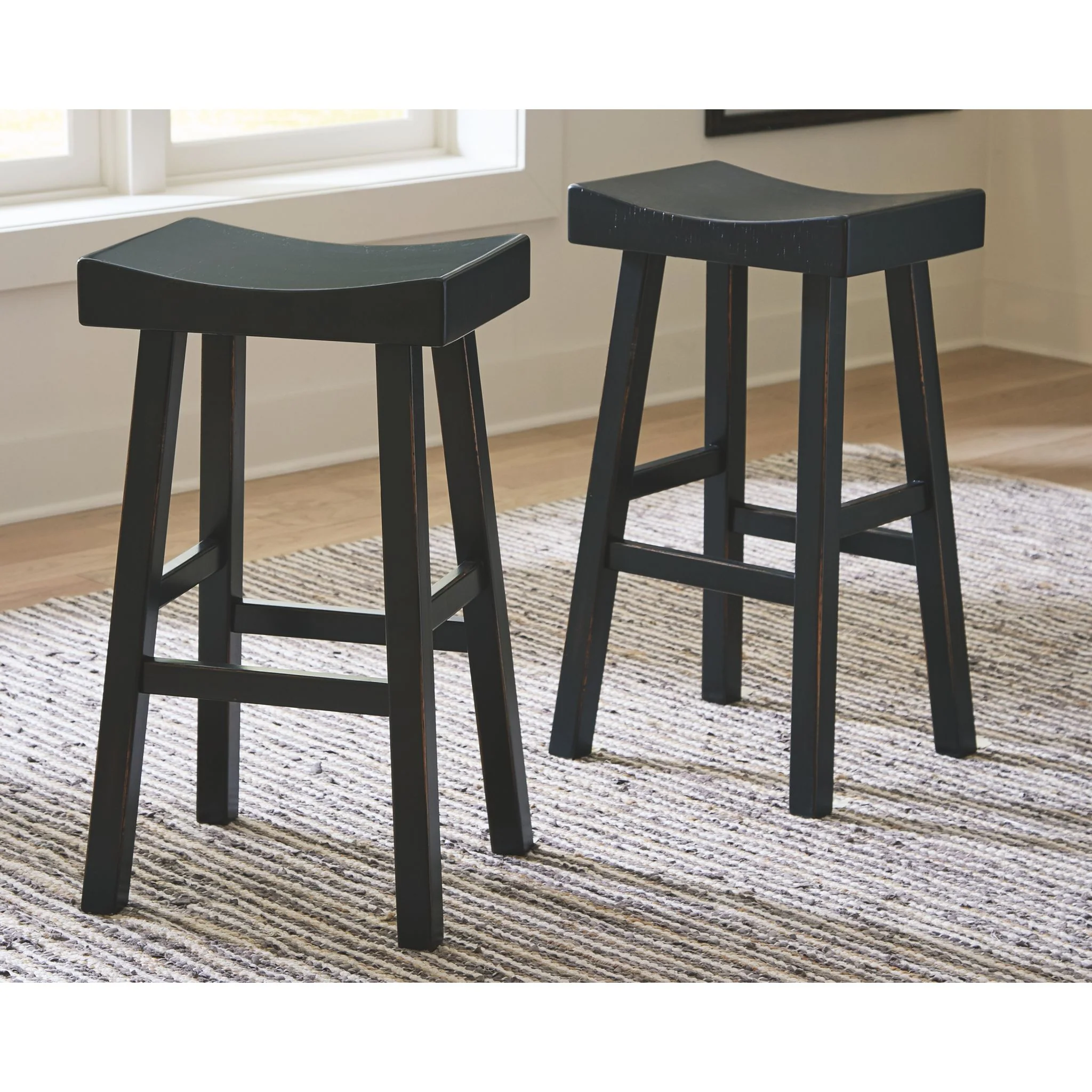 Glosco Bar Height Stool - Black - (D548-530) - Image 5