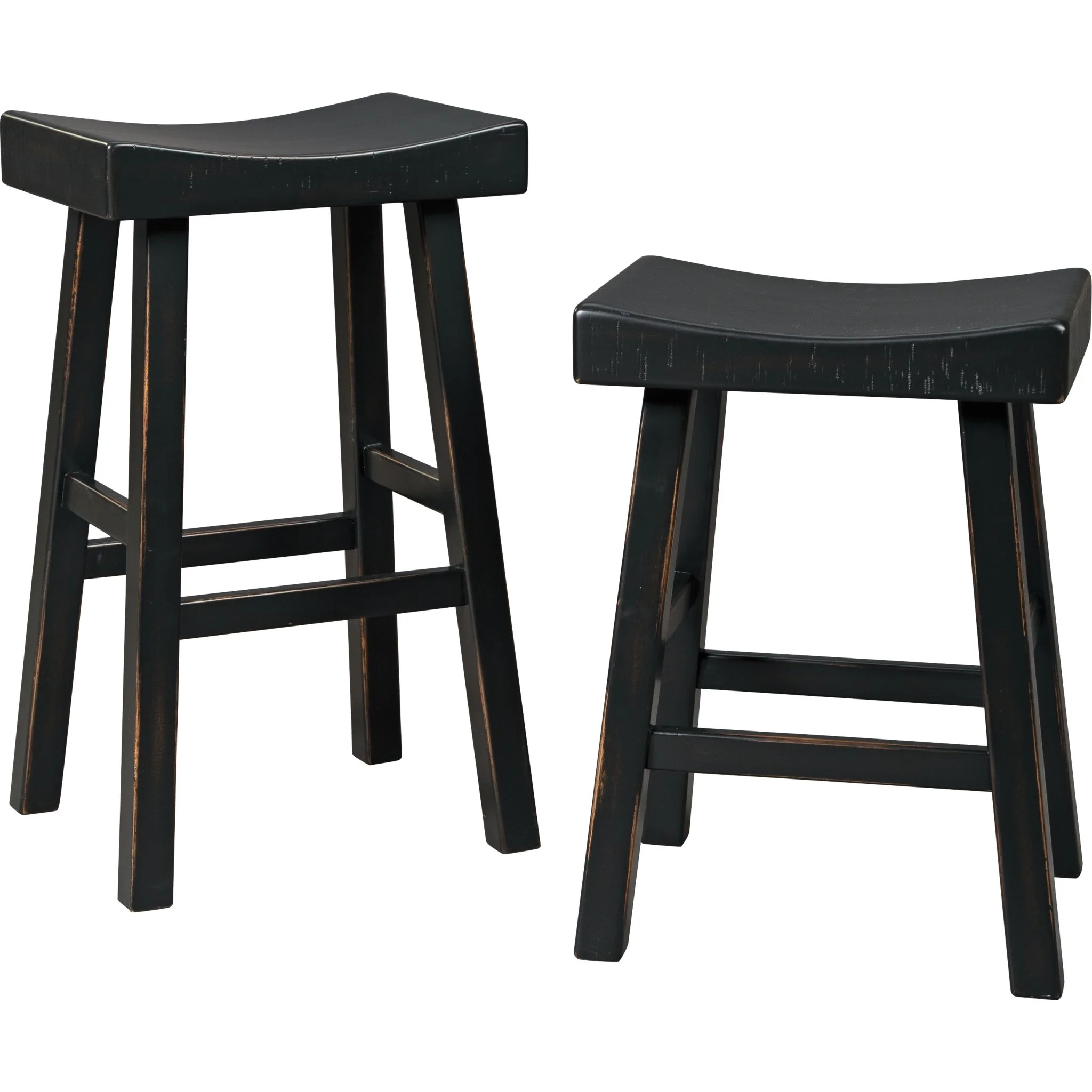 Glosco Counter Height Stool - Medium Brown/Dark Brown - (D548-024) - Image 20