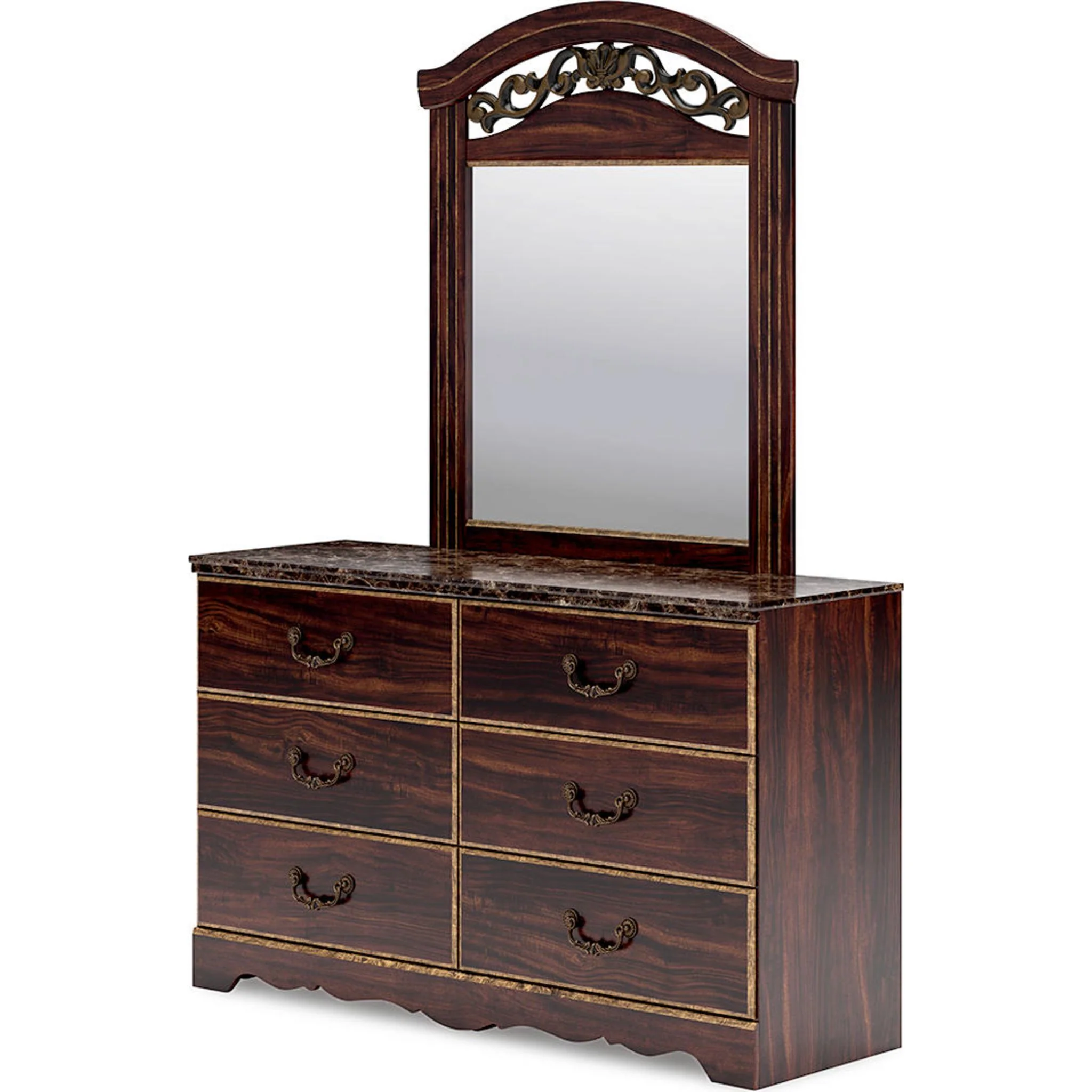 Glosmount Dresser and Mirror - Two-tone - Image 3