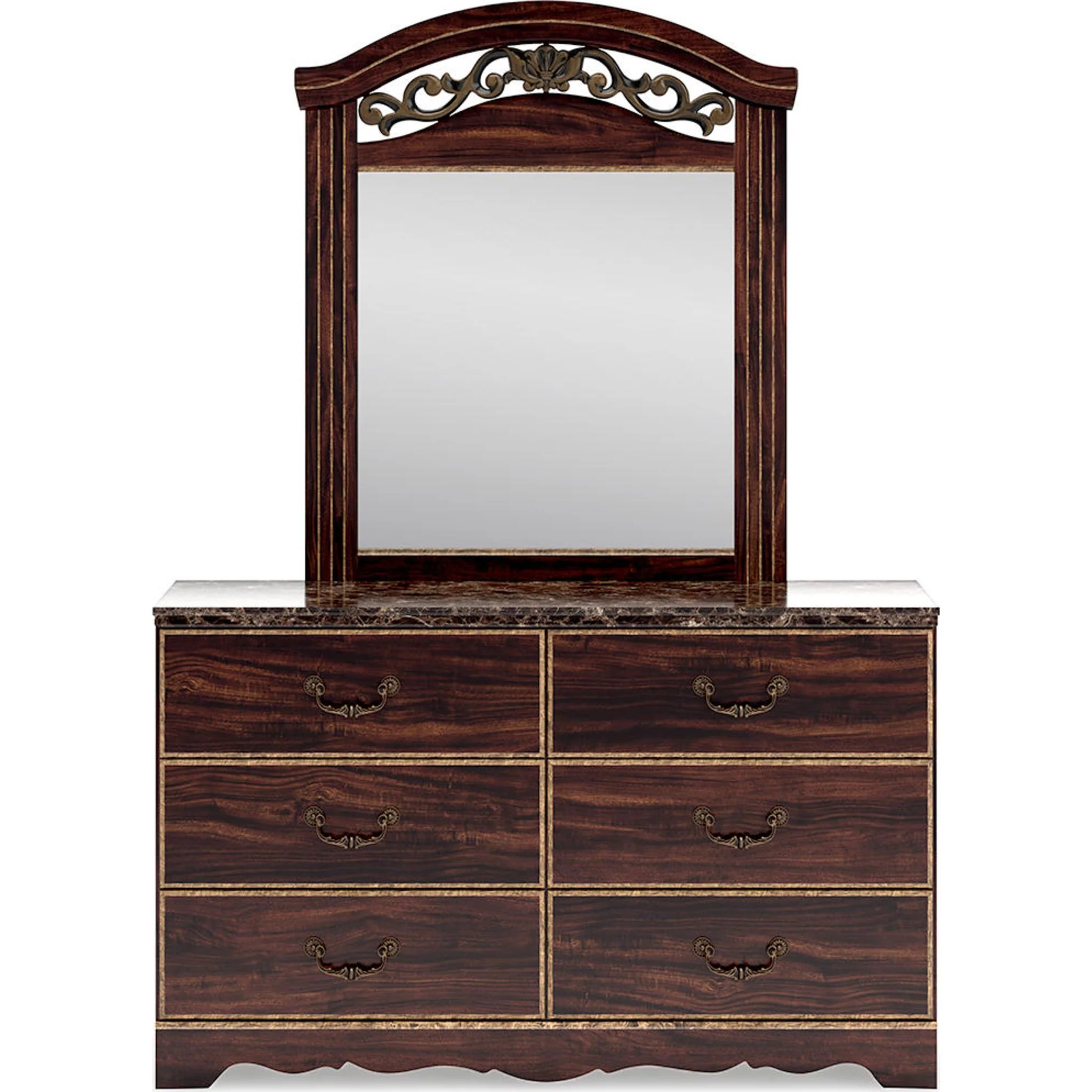 Glosmount Dresser and Mirror - Two-tone - Image 7