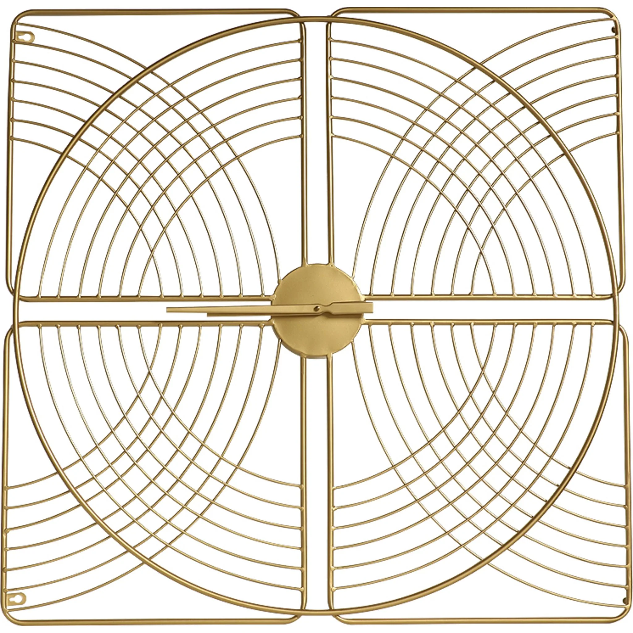 Gold Wall Clock 32.00" x 32.00"