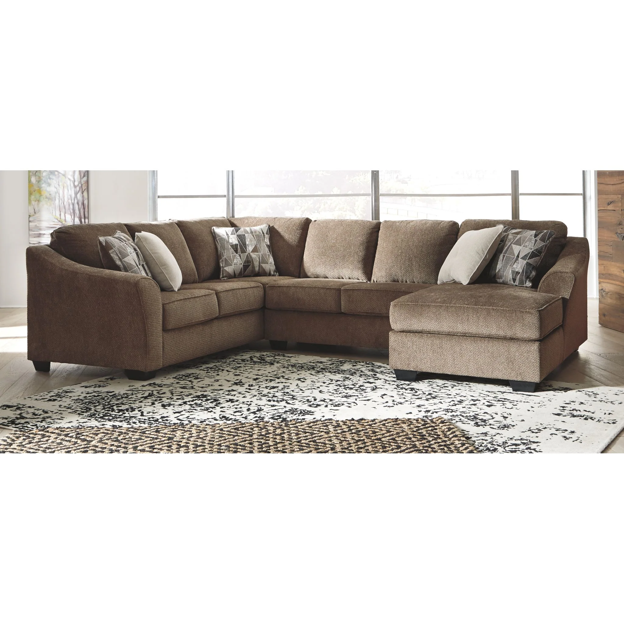 Graftin 3 Piece Sectional with Chaise - Image 2