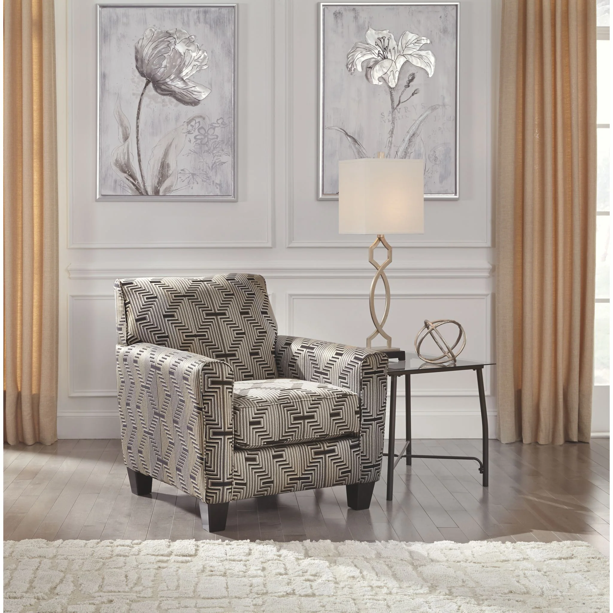 Graham Accent Chair - Gunmetal - Image 2