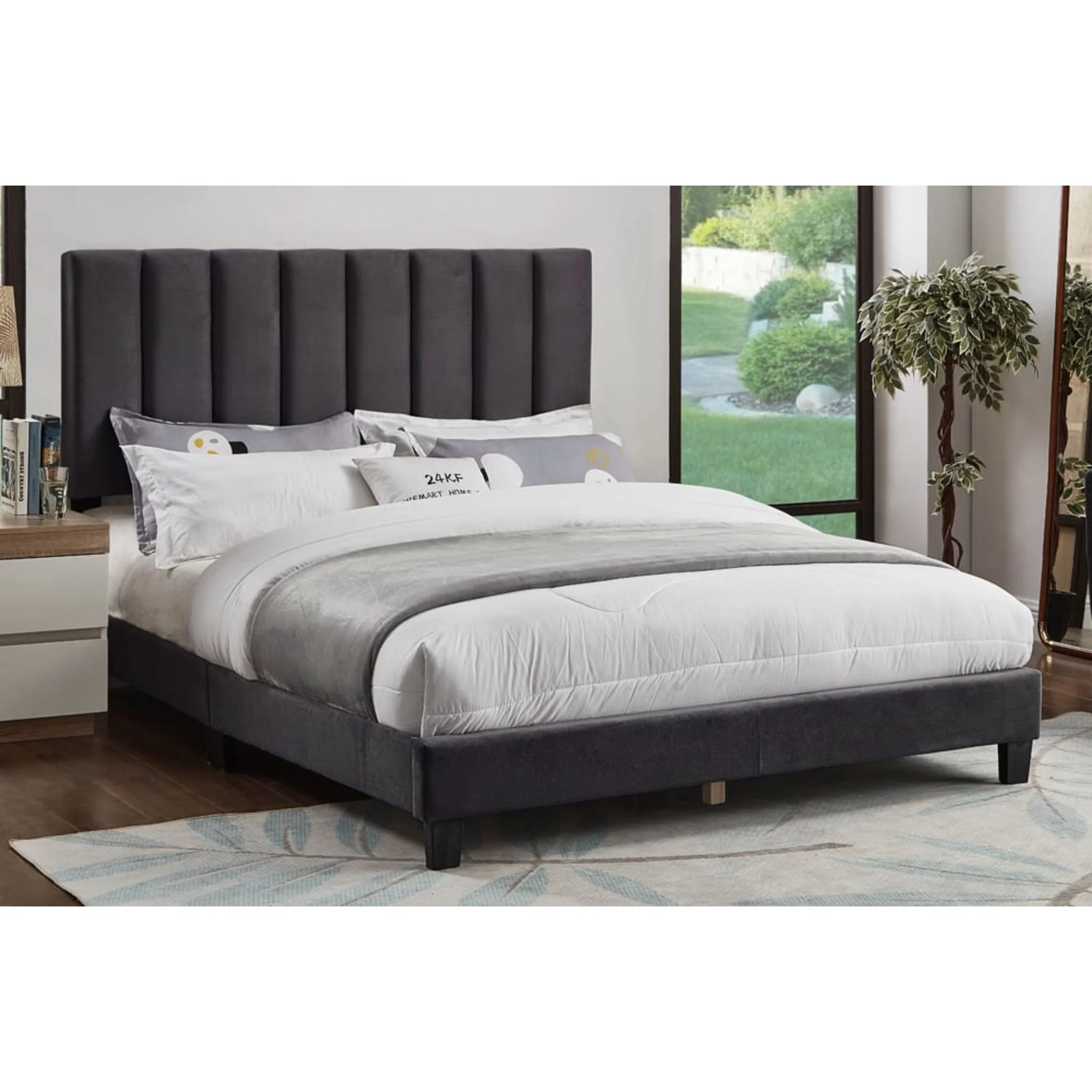 Graham Upholstered Bed - Image 2